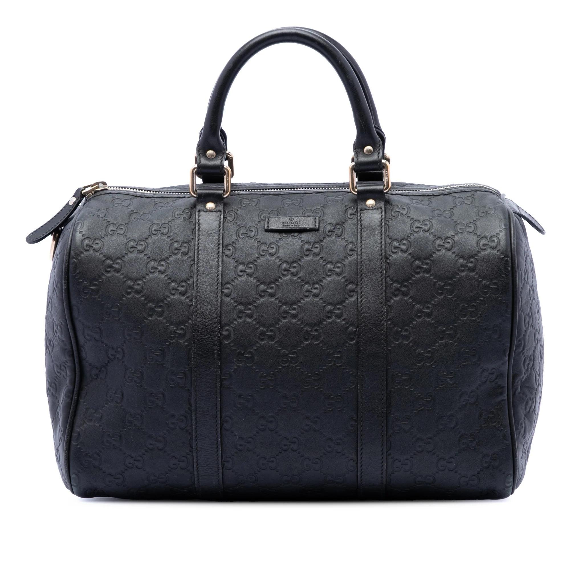 Boston leather satchel