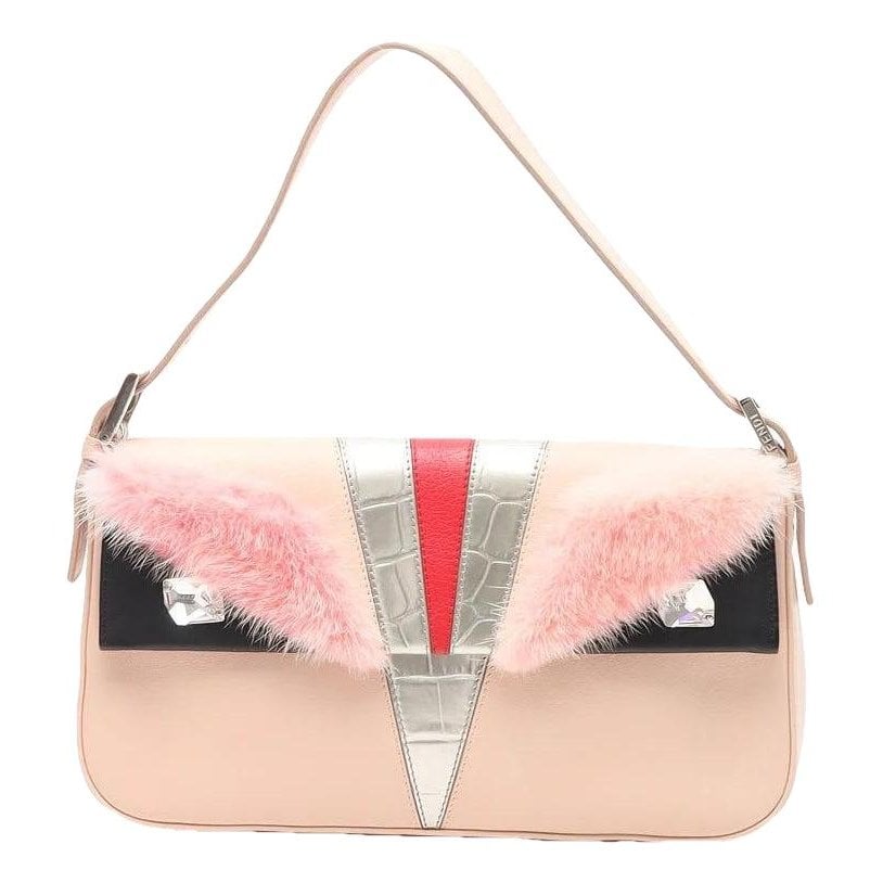 Baguette leather handbag