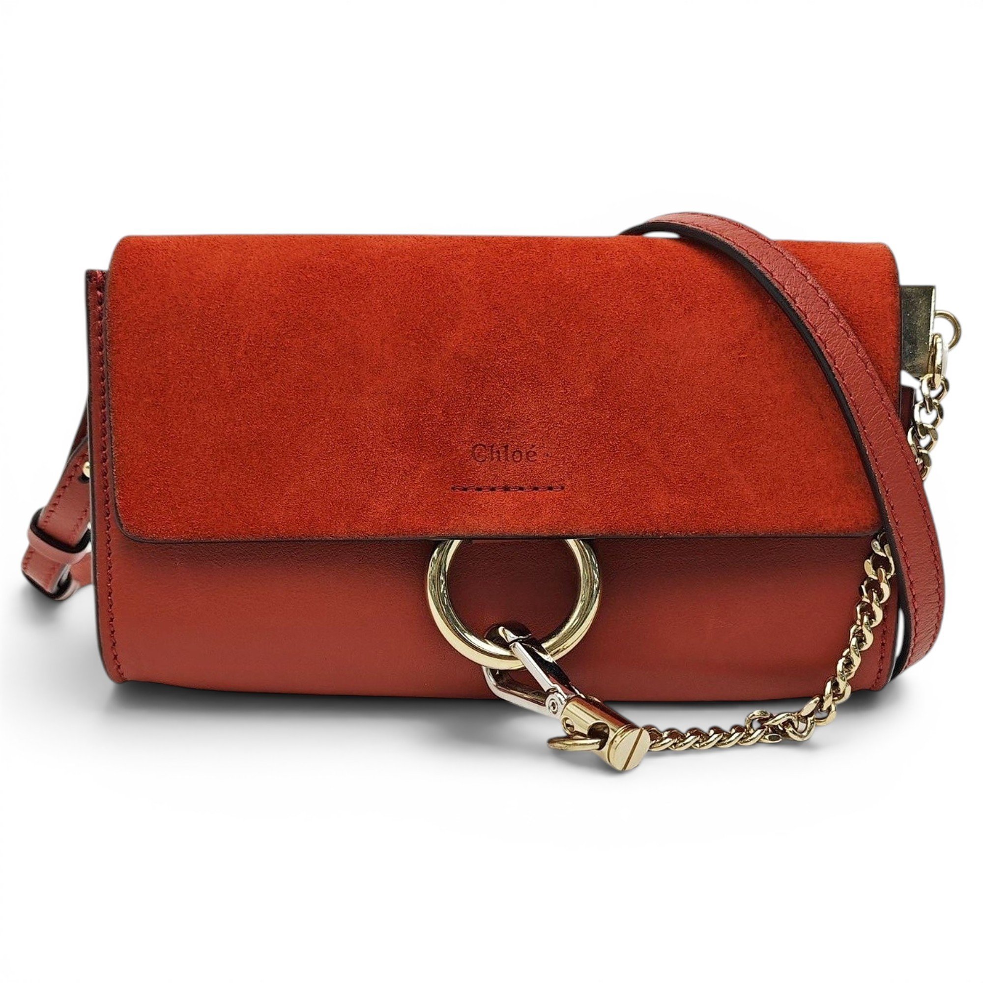 Faye leather handbag