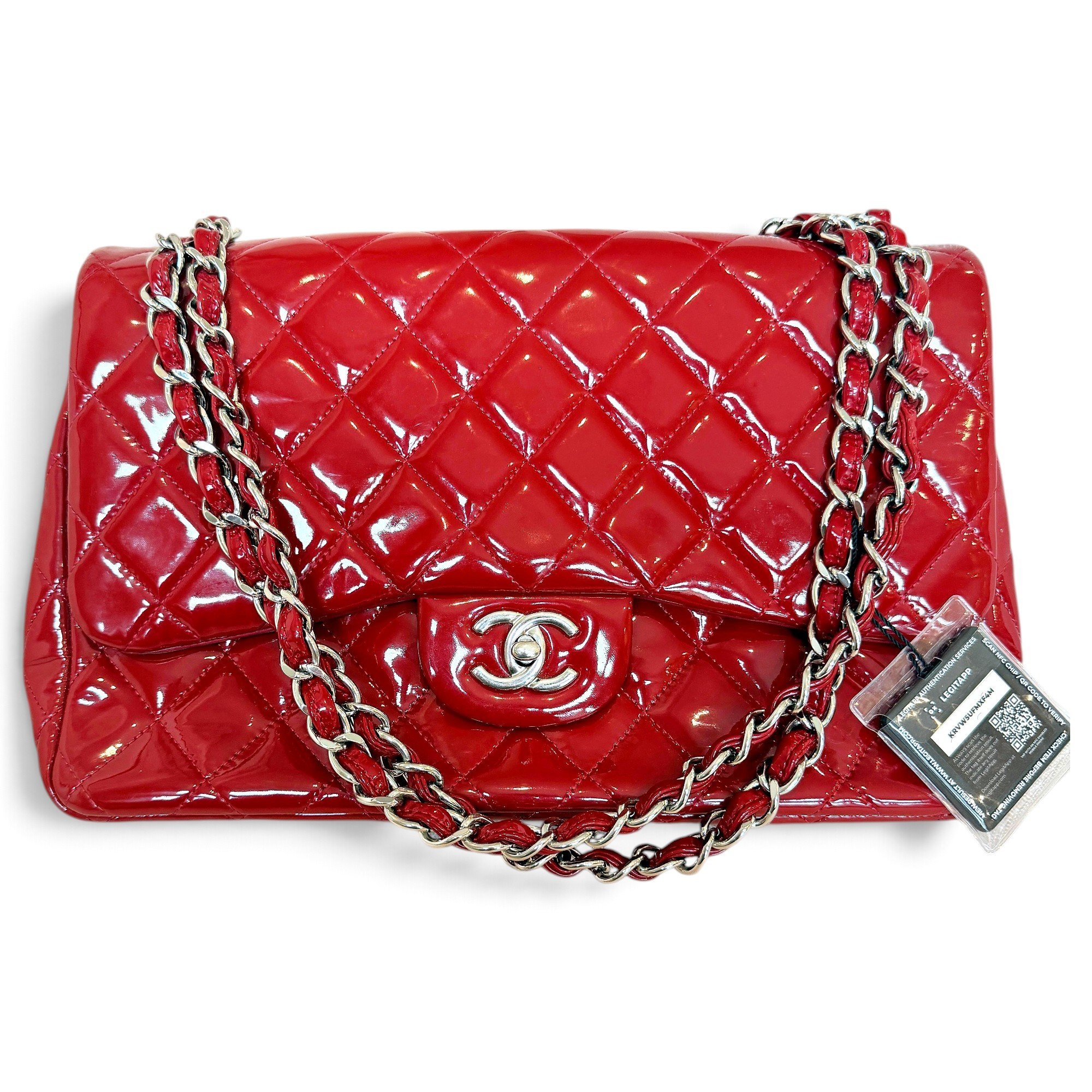 Timeless/Classique patent leather handbag