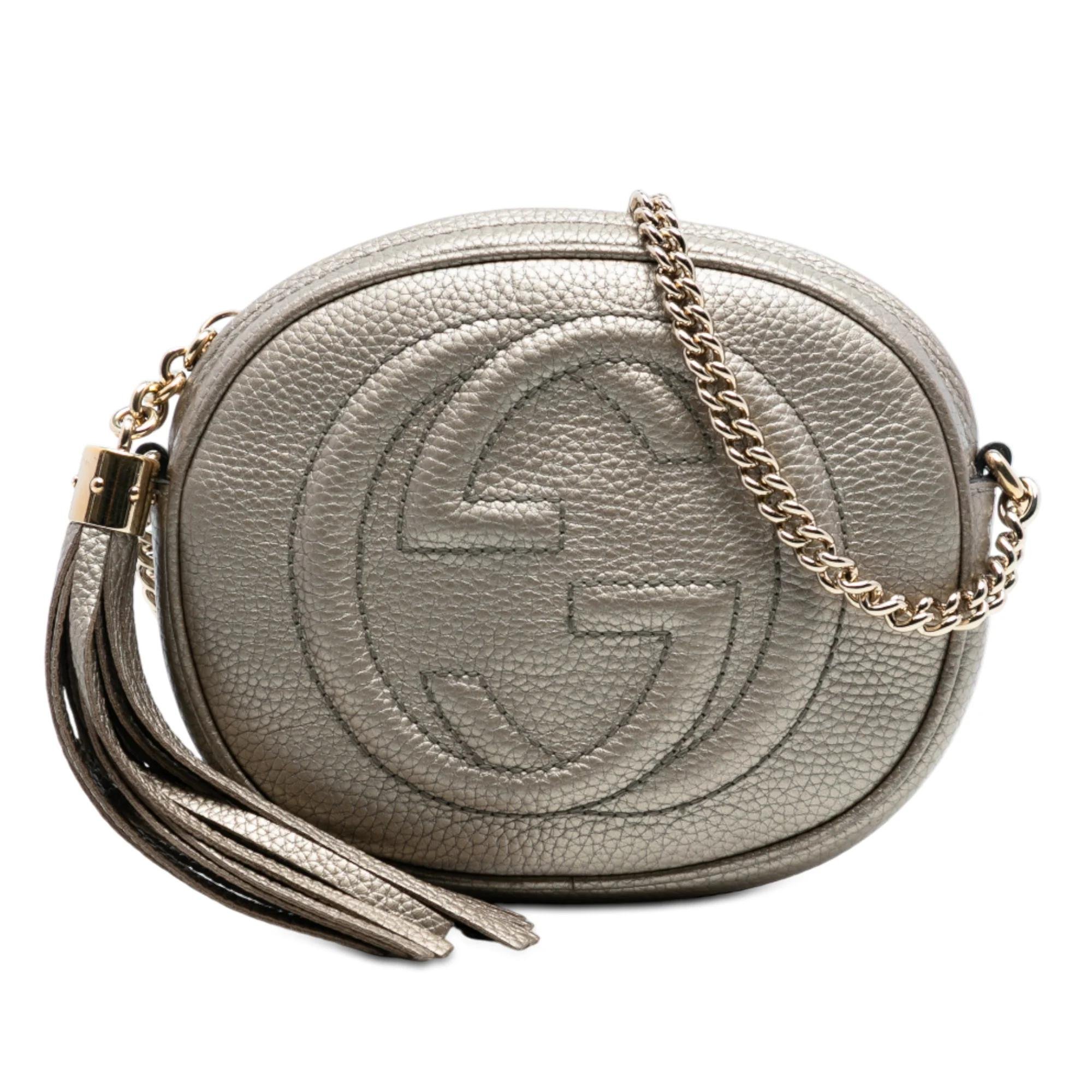 Soho Chain pony-style calfskin crossbody bag