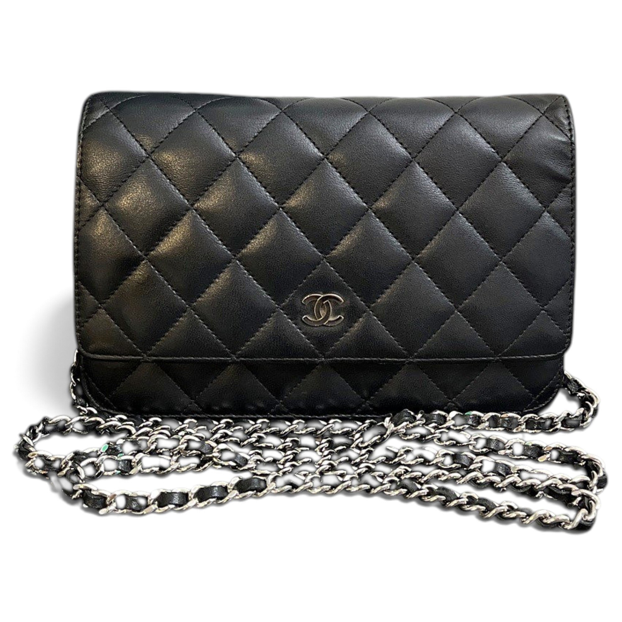 Wallet On Chain Timeless/Classique leather handbag