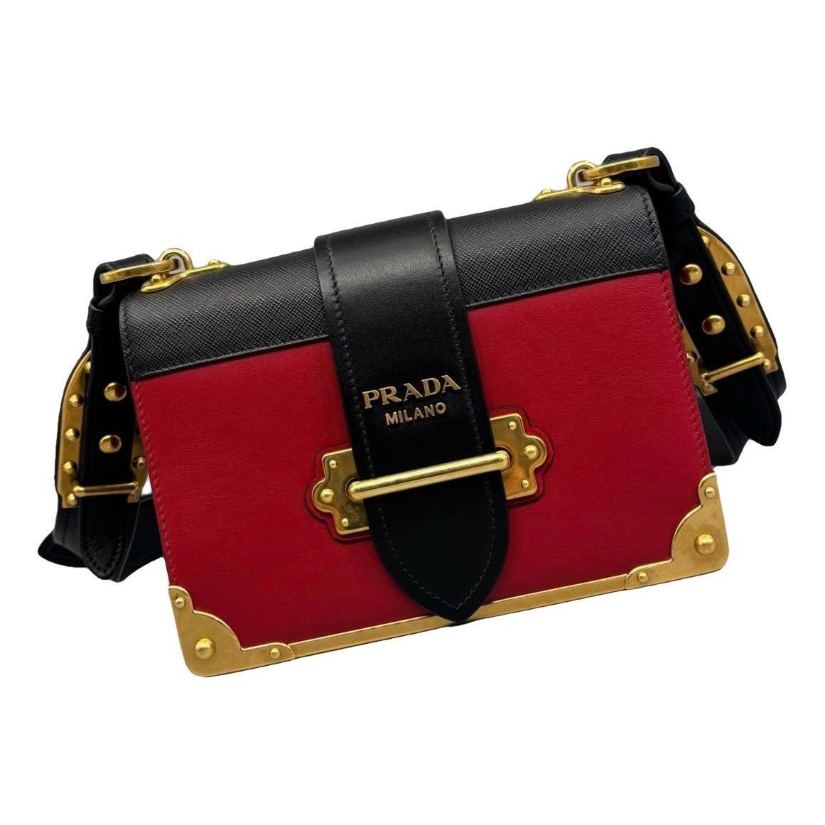 Cahier leather handbag