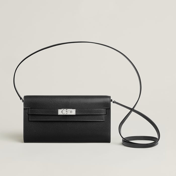 Noir Kelly Classique to Go Wallet