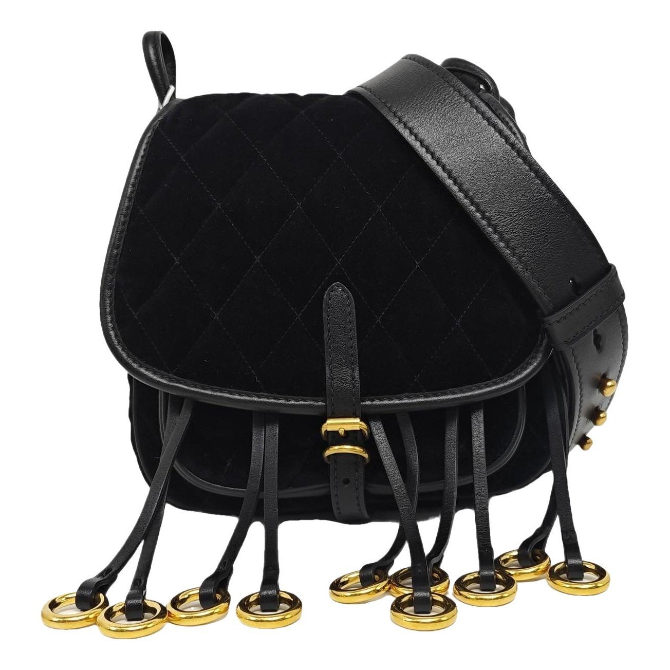 Velvet handbag