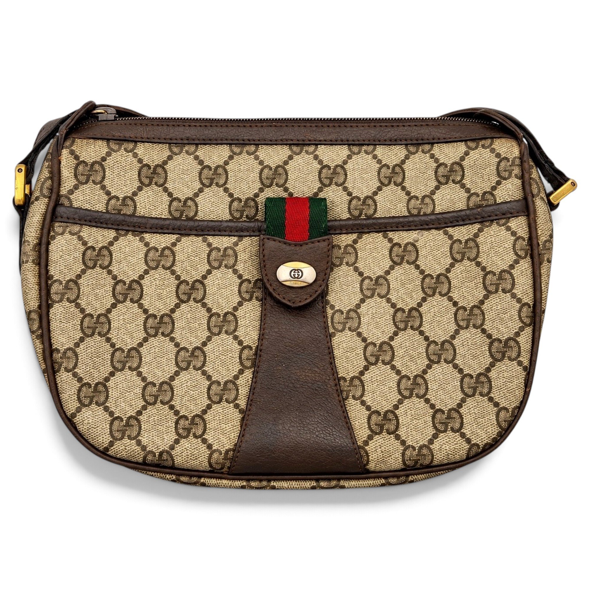 Ophidia leather crossbody bag