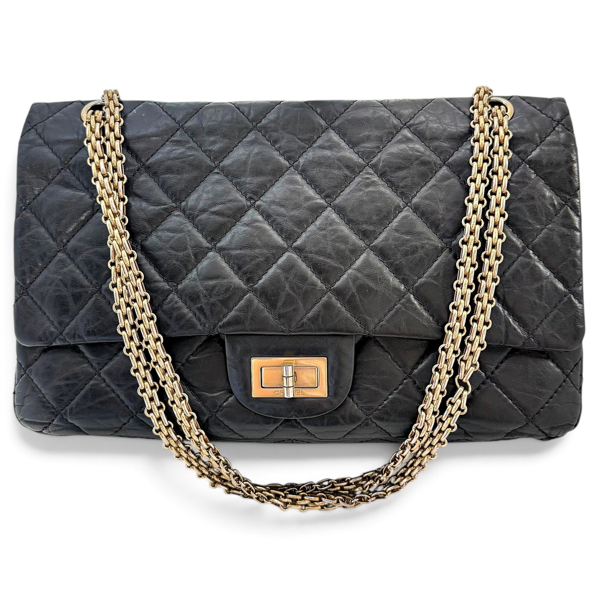 2.55 leather handbag