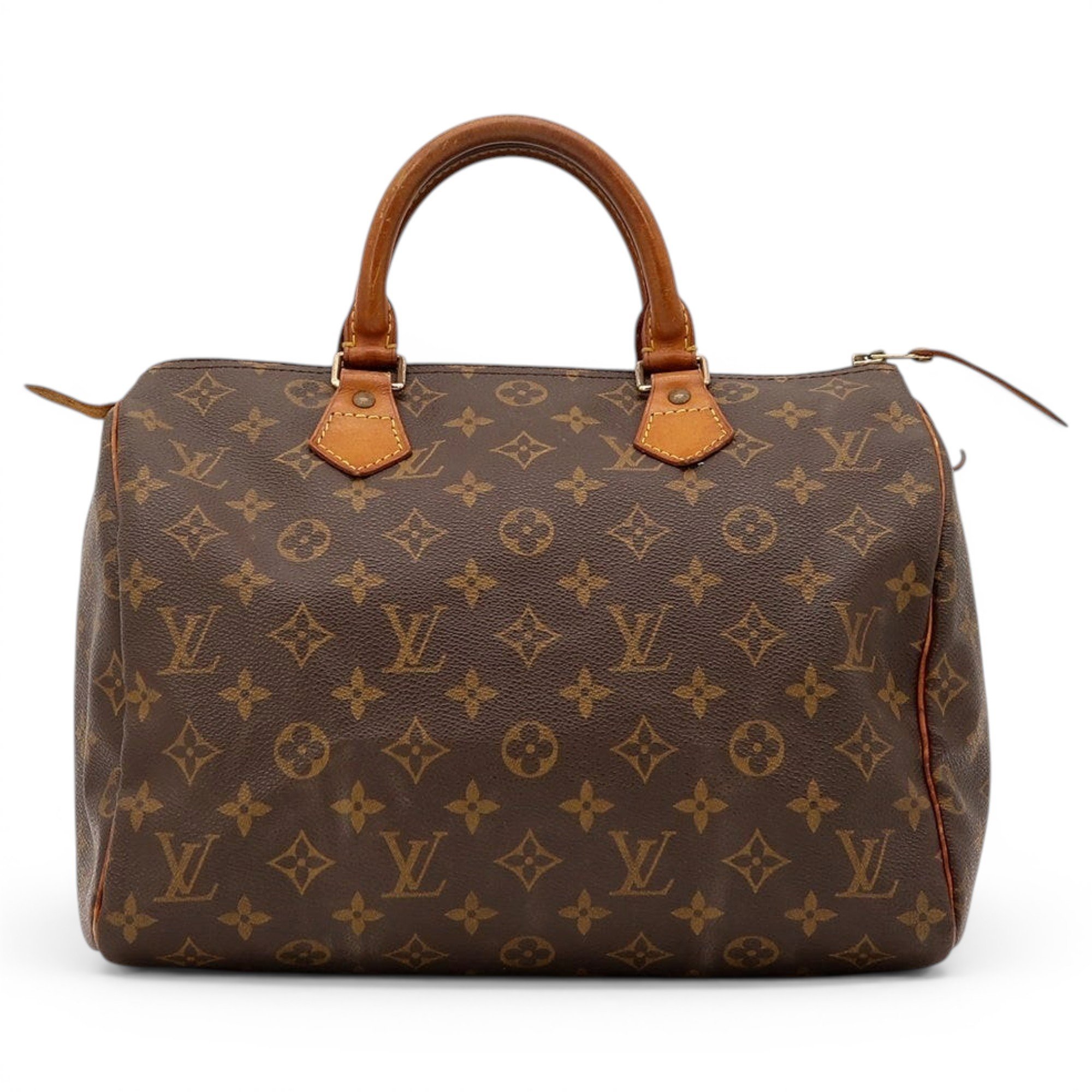 Speedy leather handbag