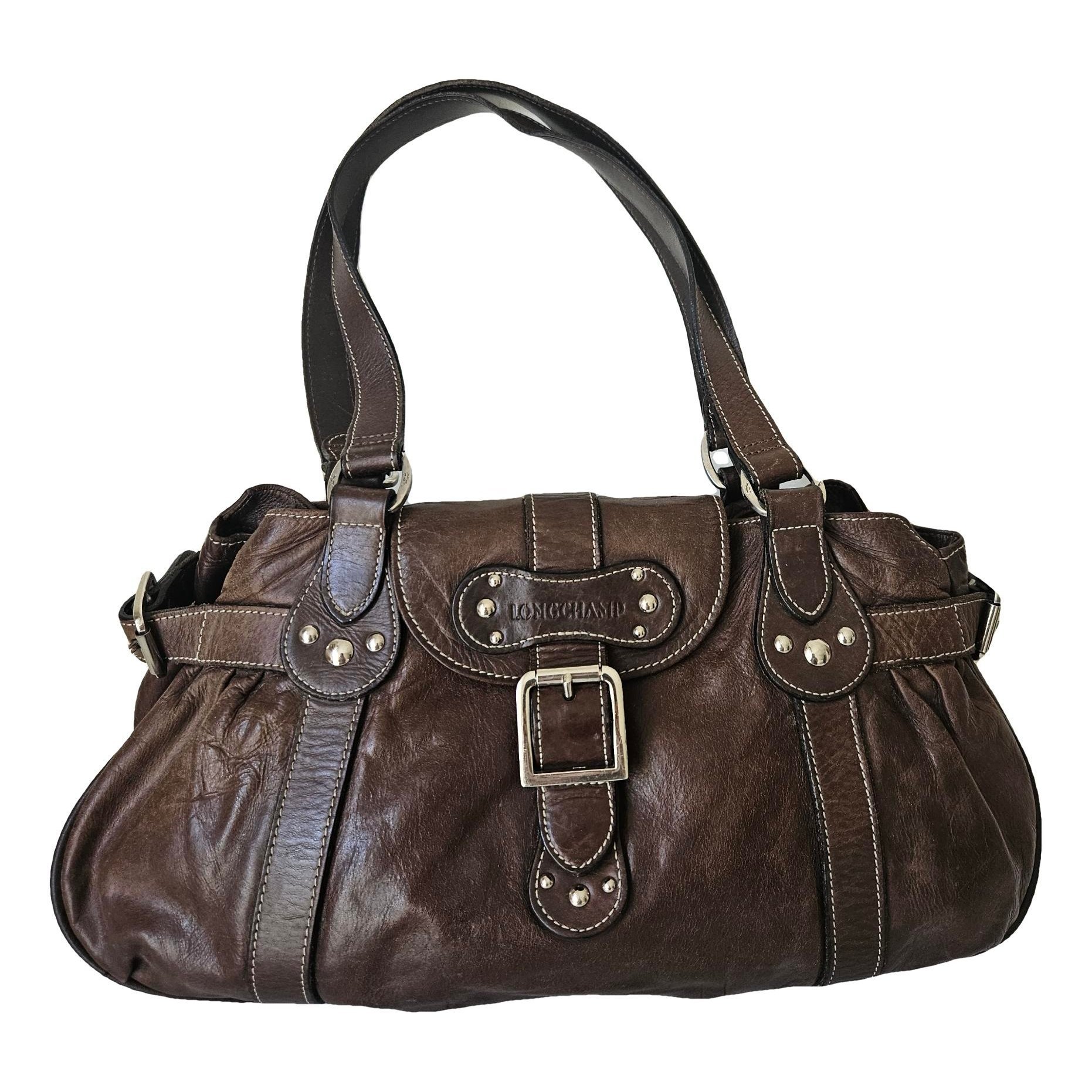 Idole leather handbag