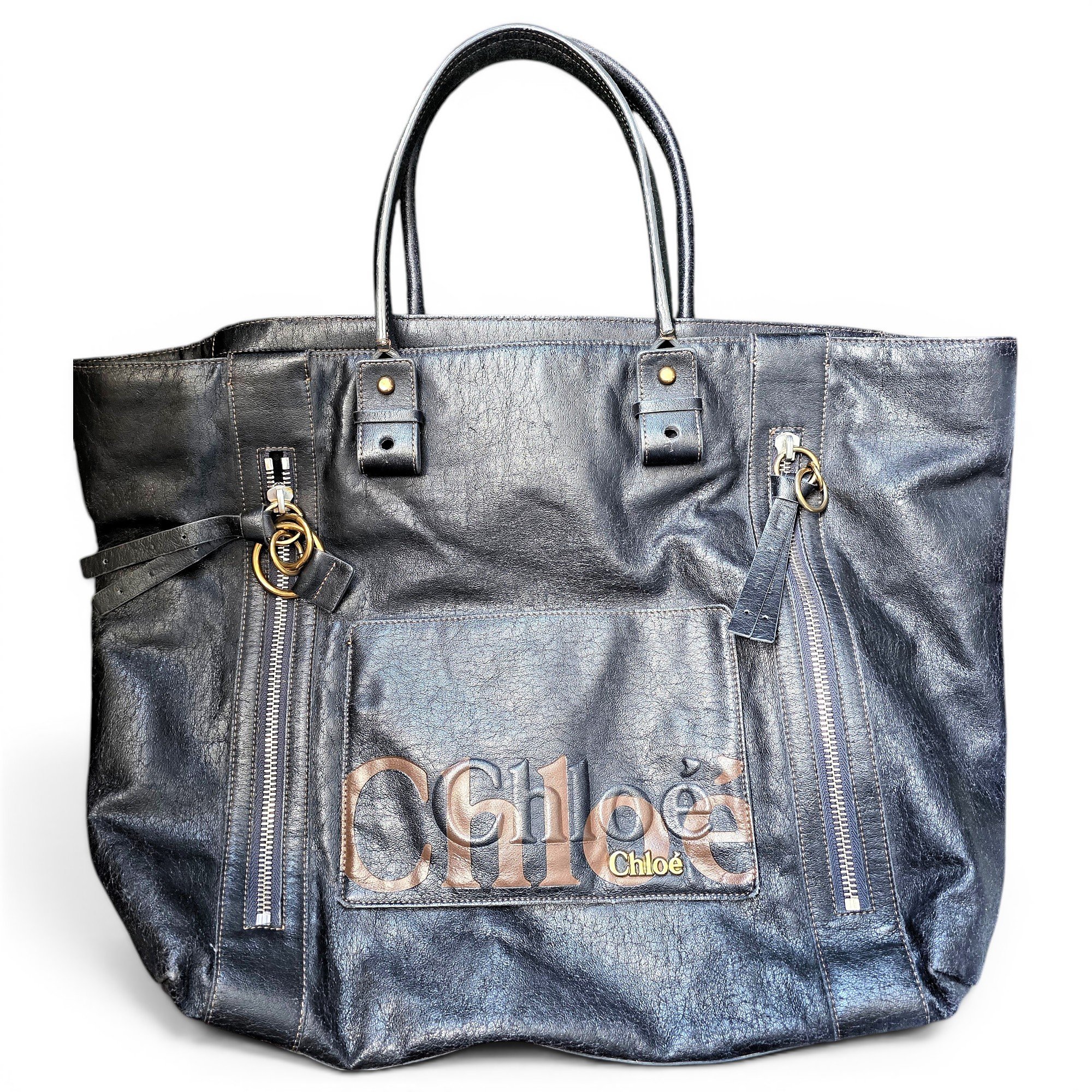 Leather handbag