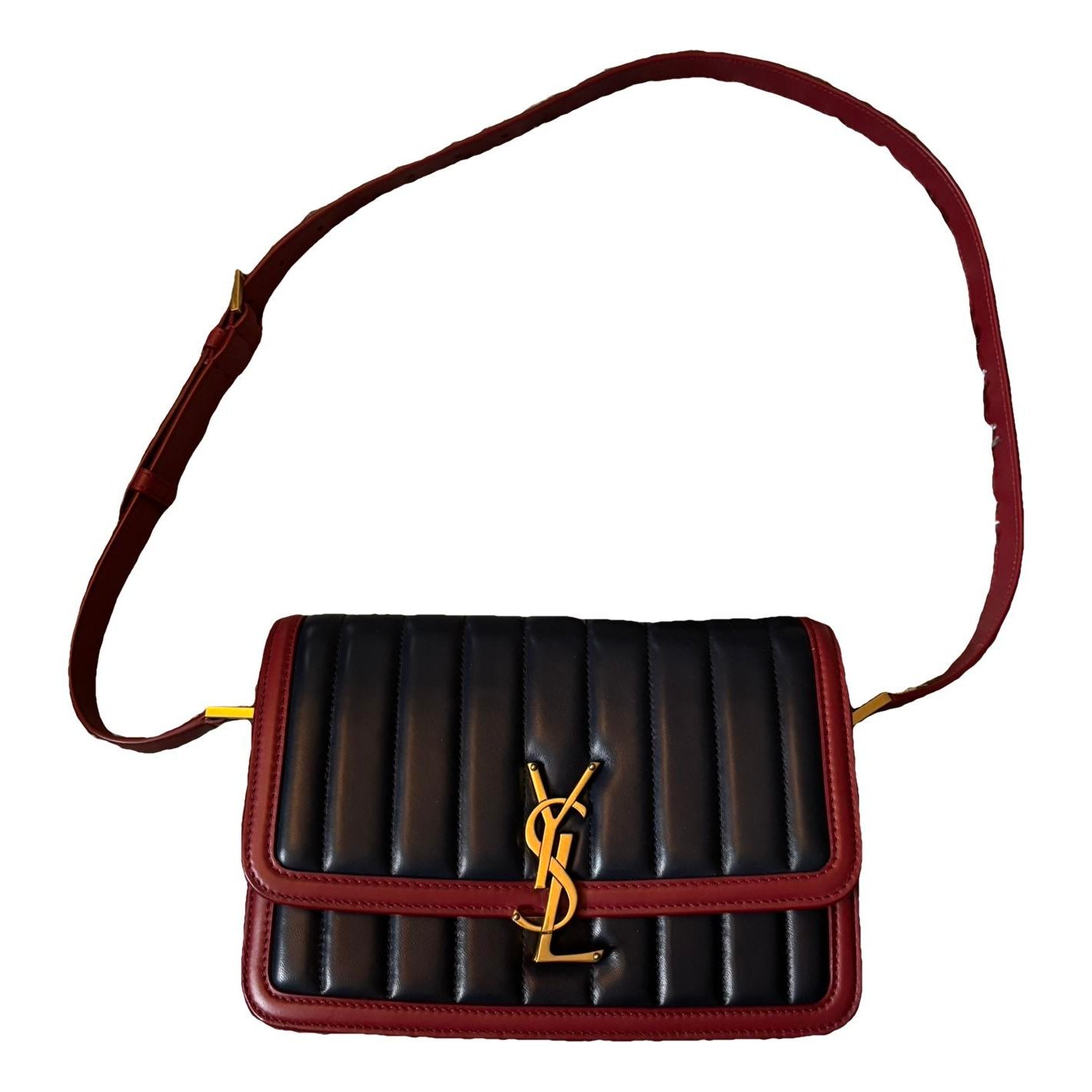 Solférino leather handbag