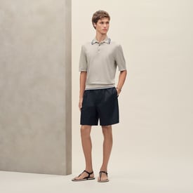 "Rayures & Twist" polo shirt