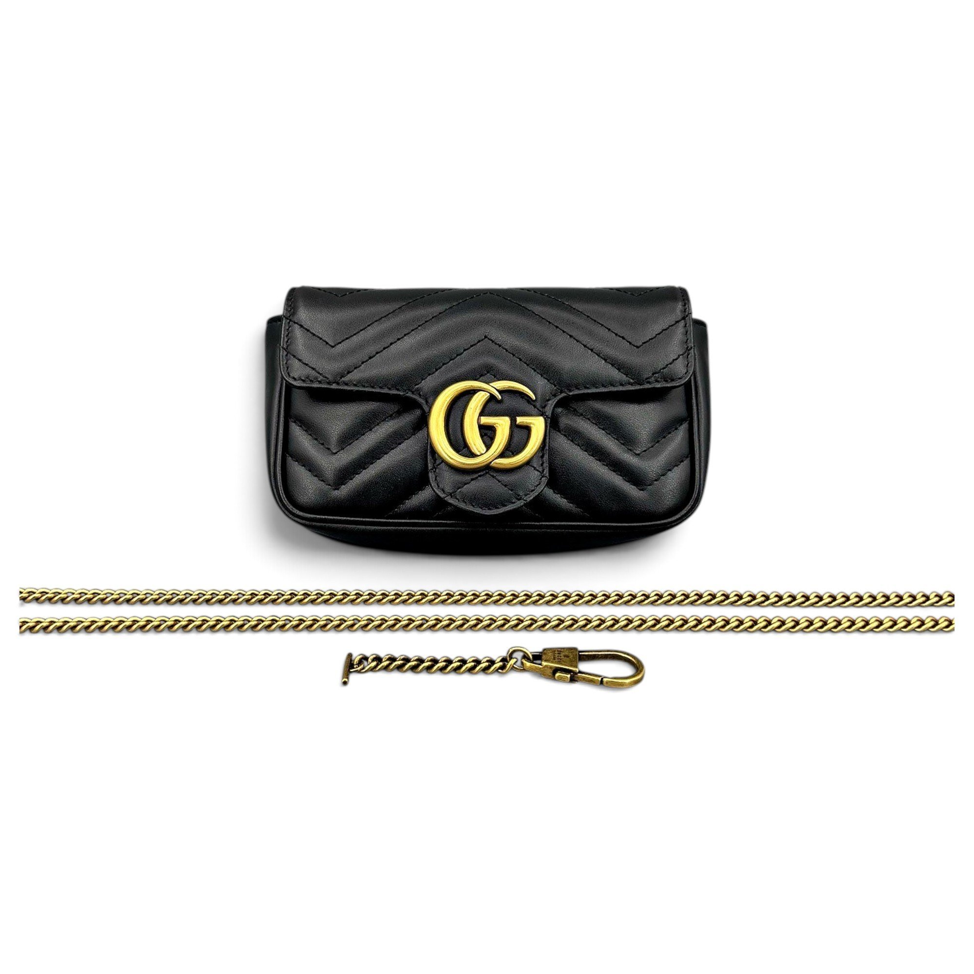 GG Marmont Flap leather handbag