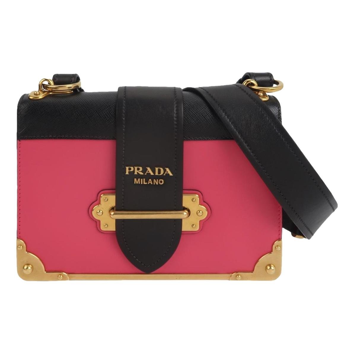 Cahier leather handbag