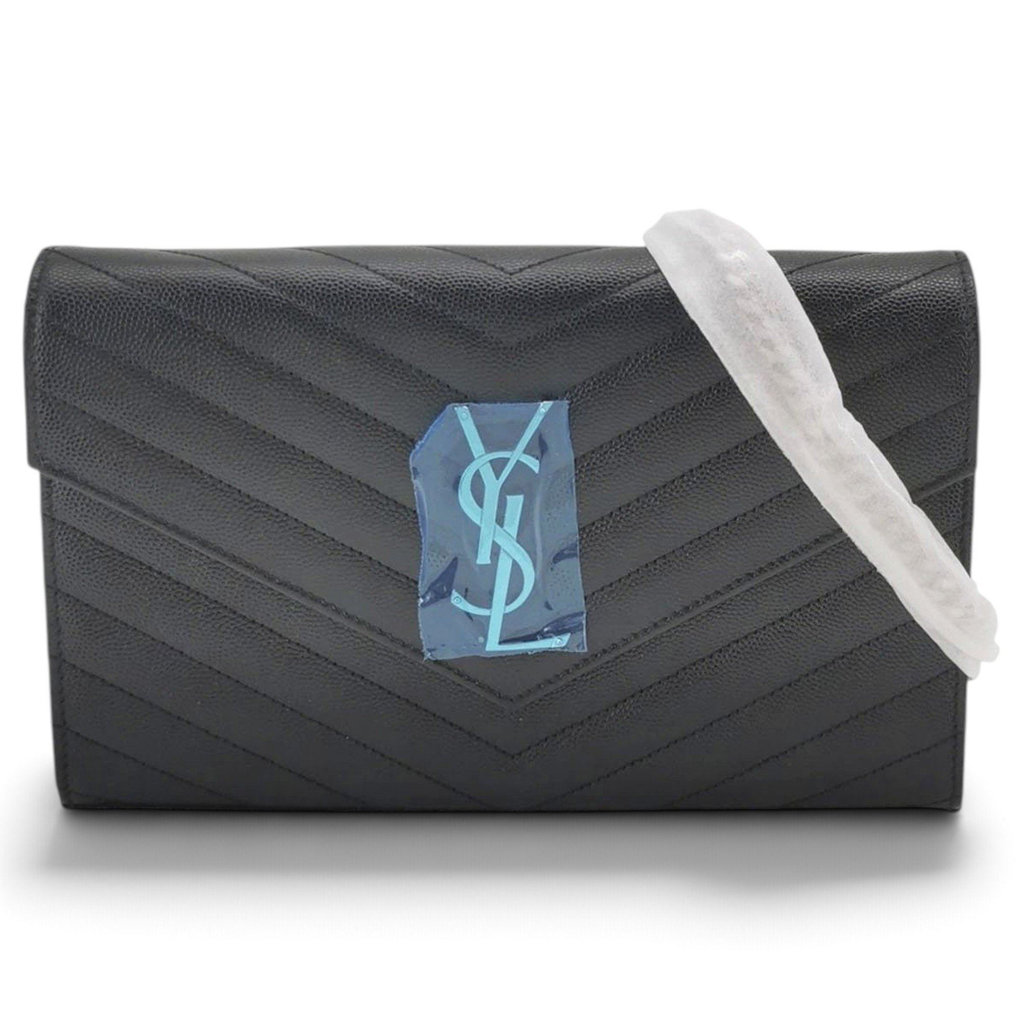 Envelope leather handbag