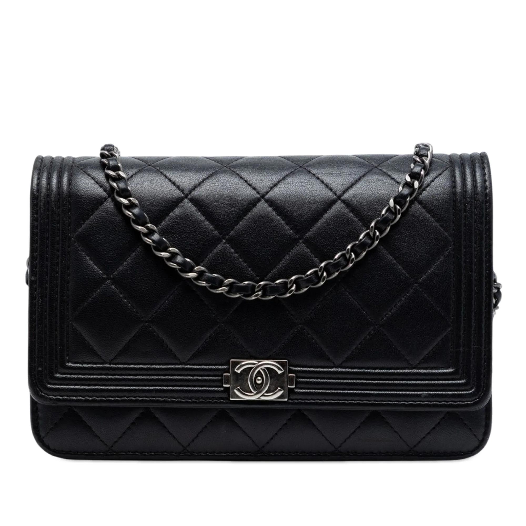 Boy leather crossbody bag