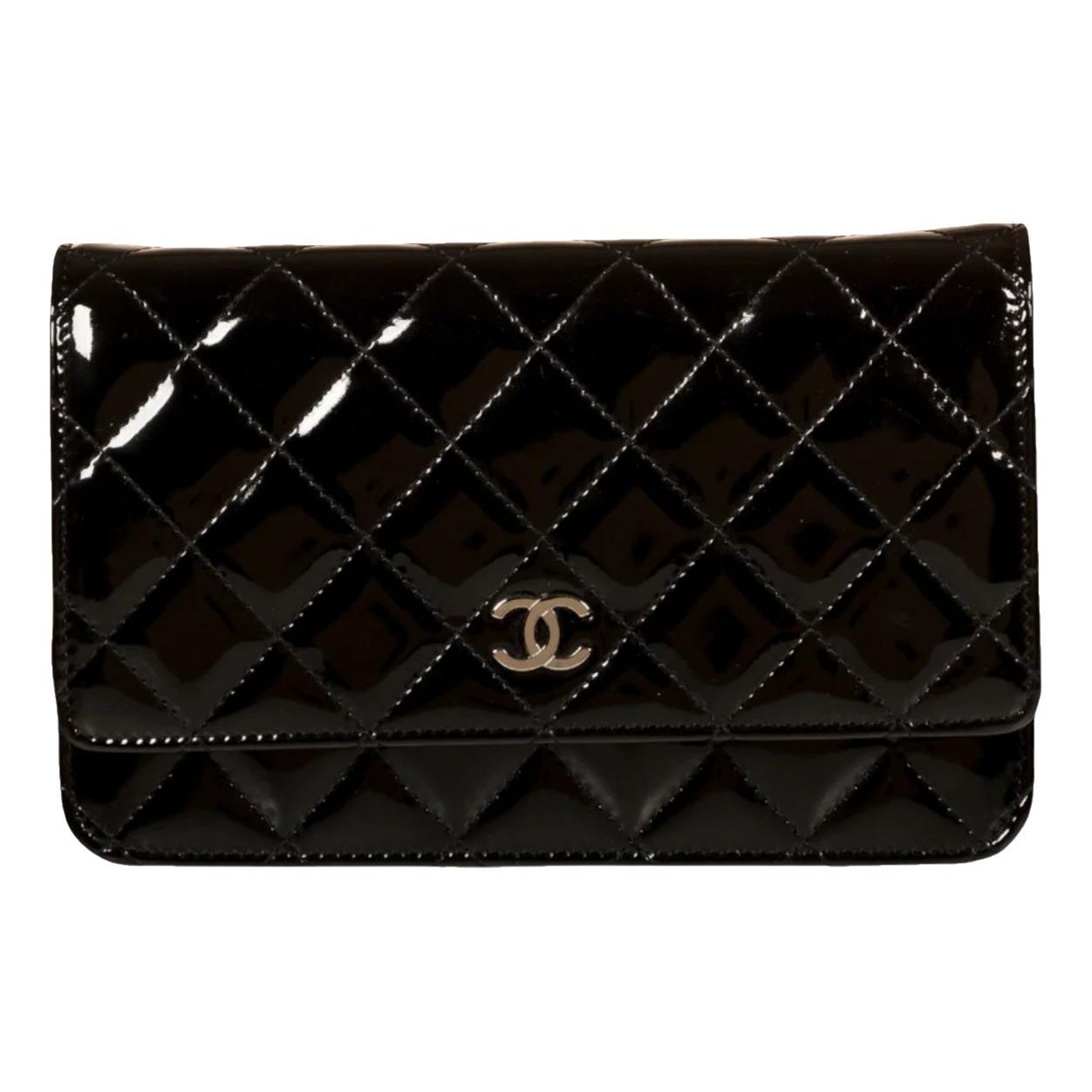 Wallet On Chain Timeless/Classique patent leather handbag