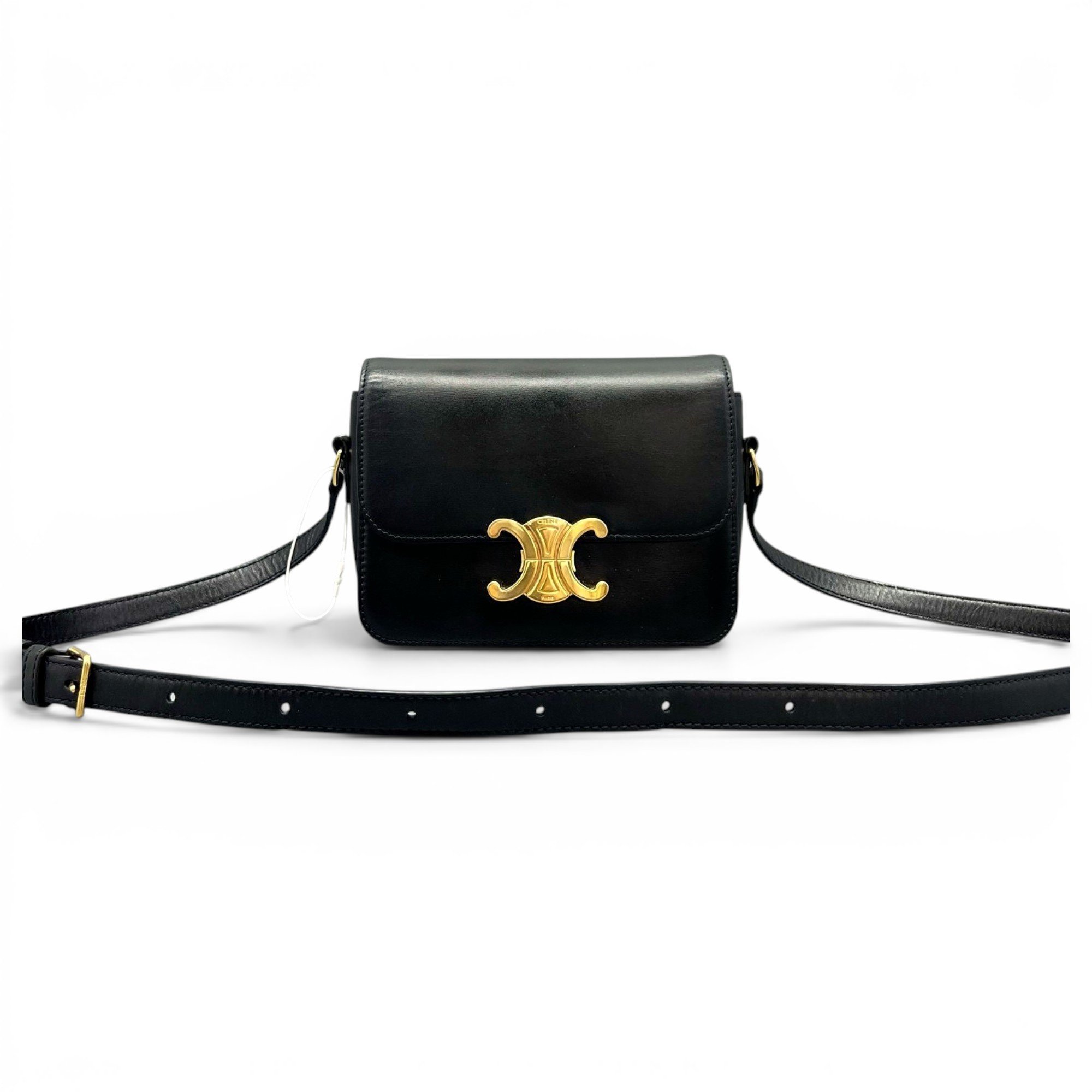 Triomphe leather handbag
