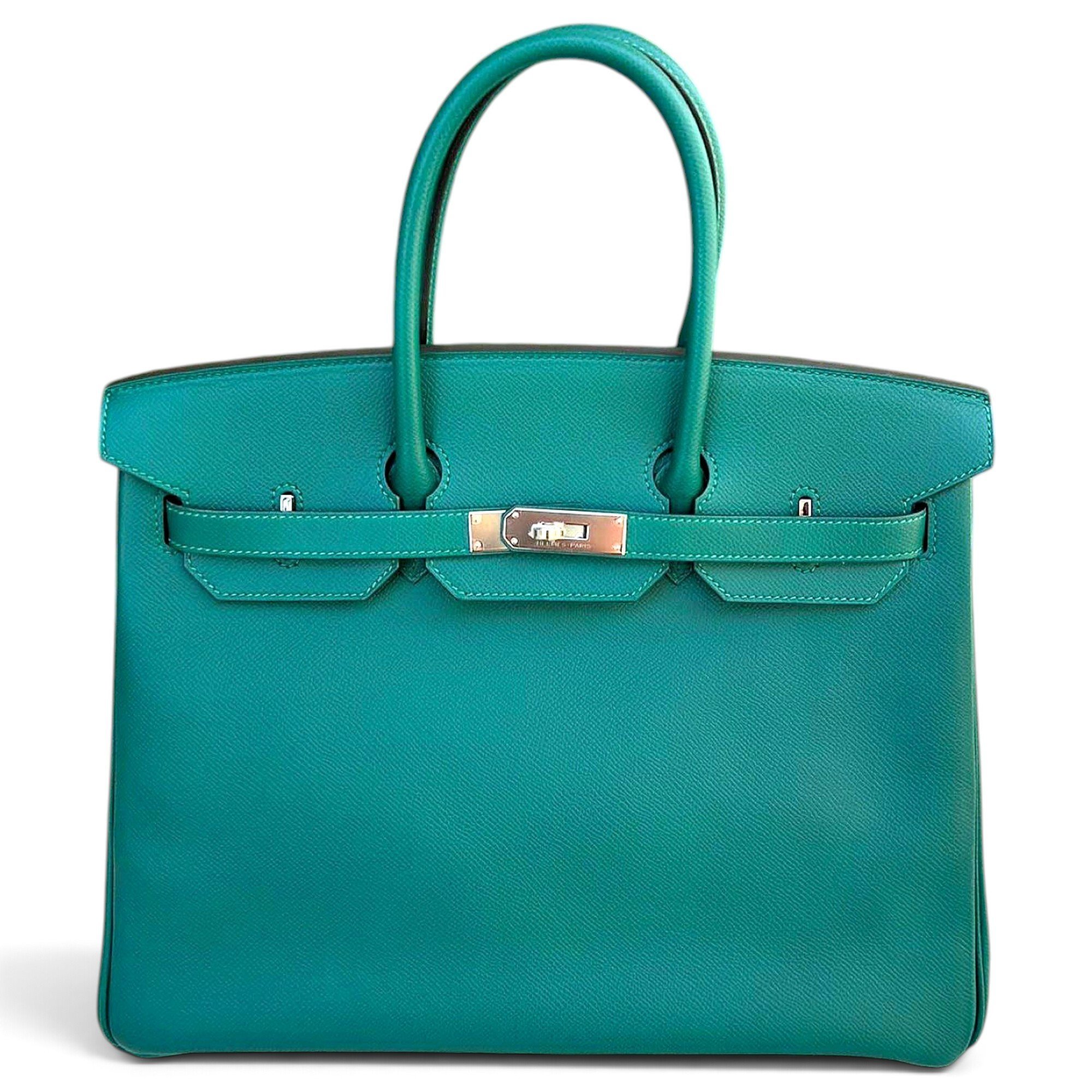 Birkin 35 leather handbag