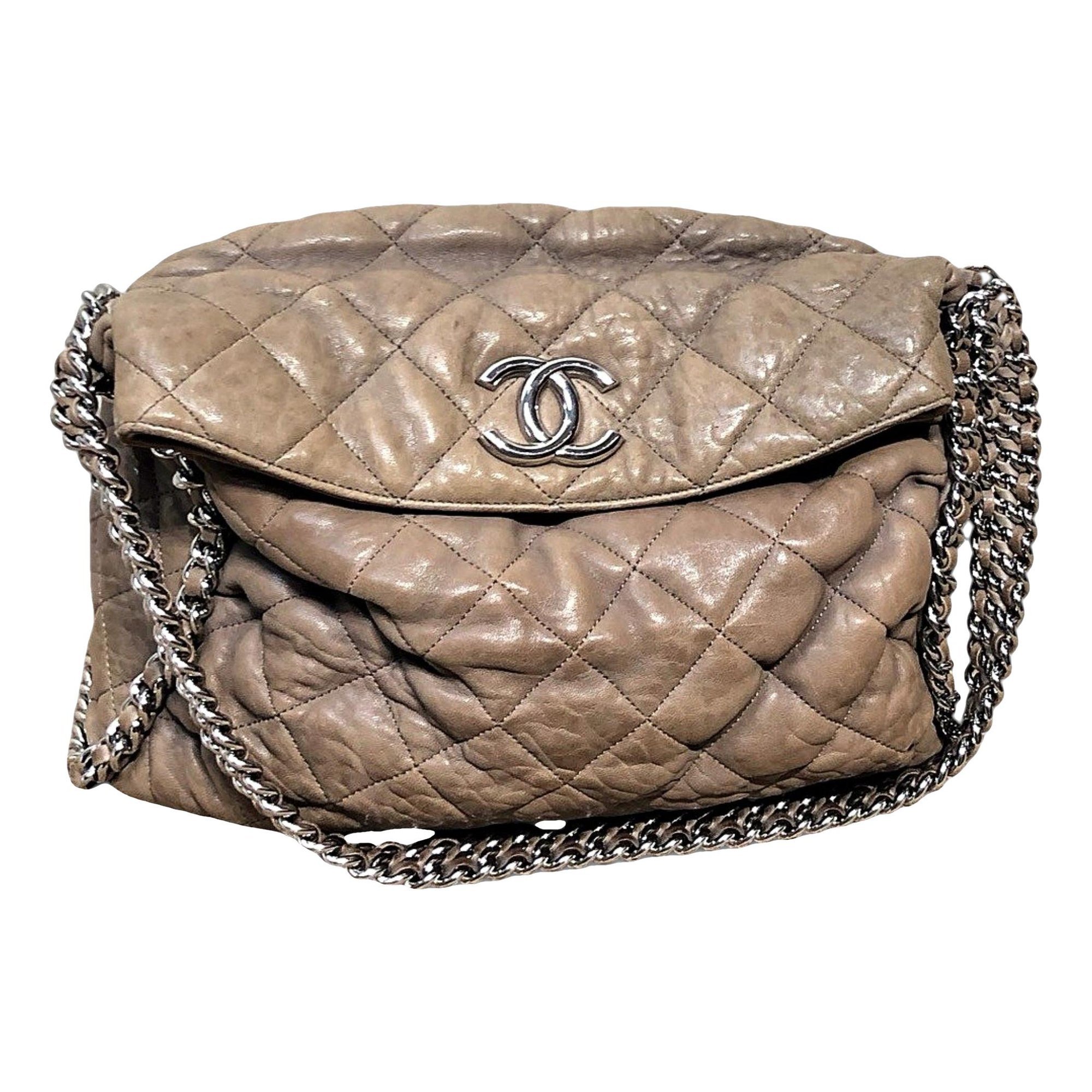 All About Chains leather tote