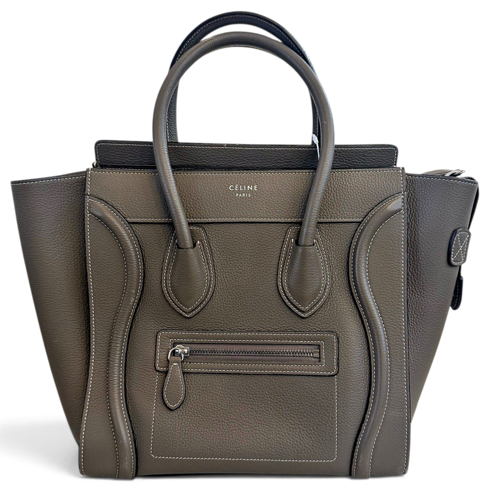 Luggage leather handbag