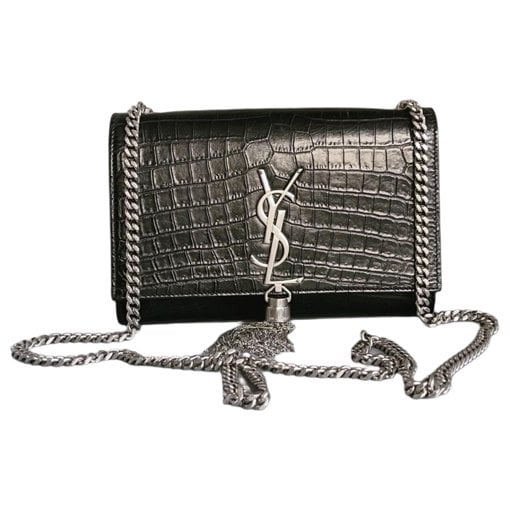 Pompom Kate leather handbag