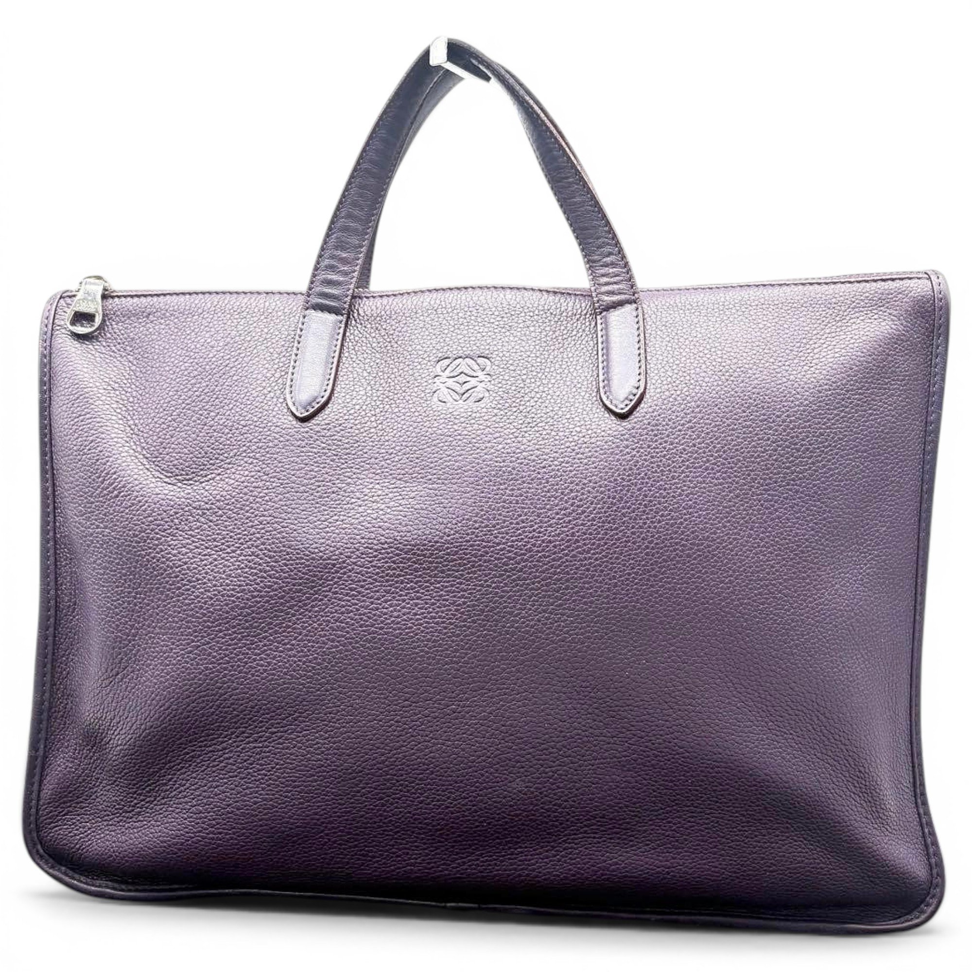 Leather satchel