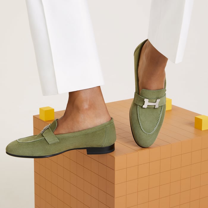 Vert Celadon Paris Loafer