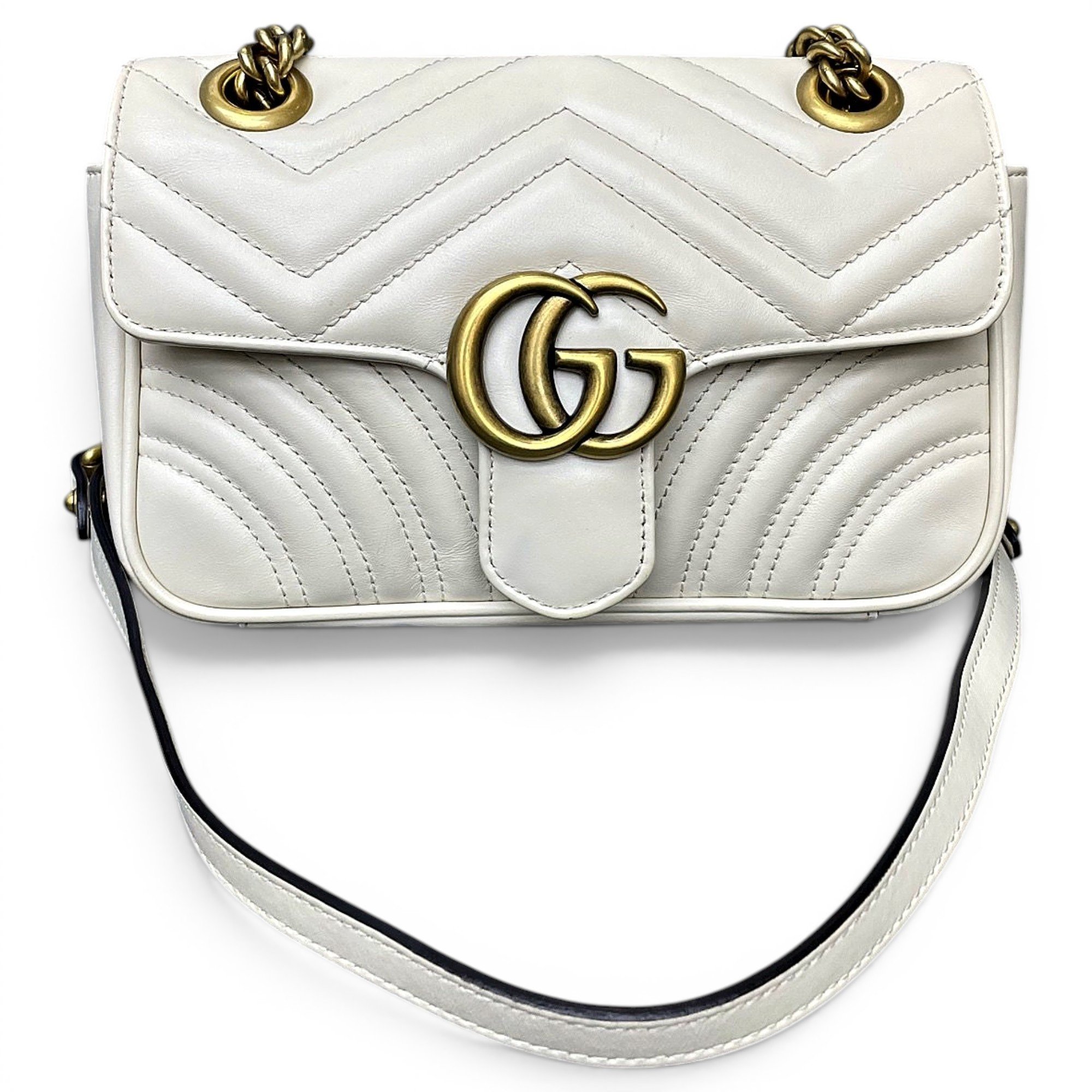 GG Marmont Flap leather handbag