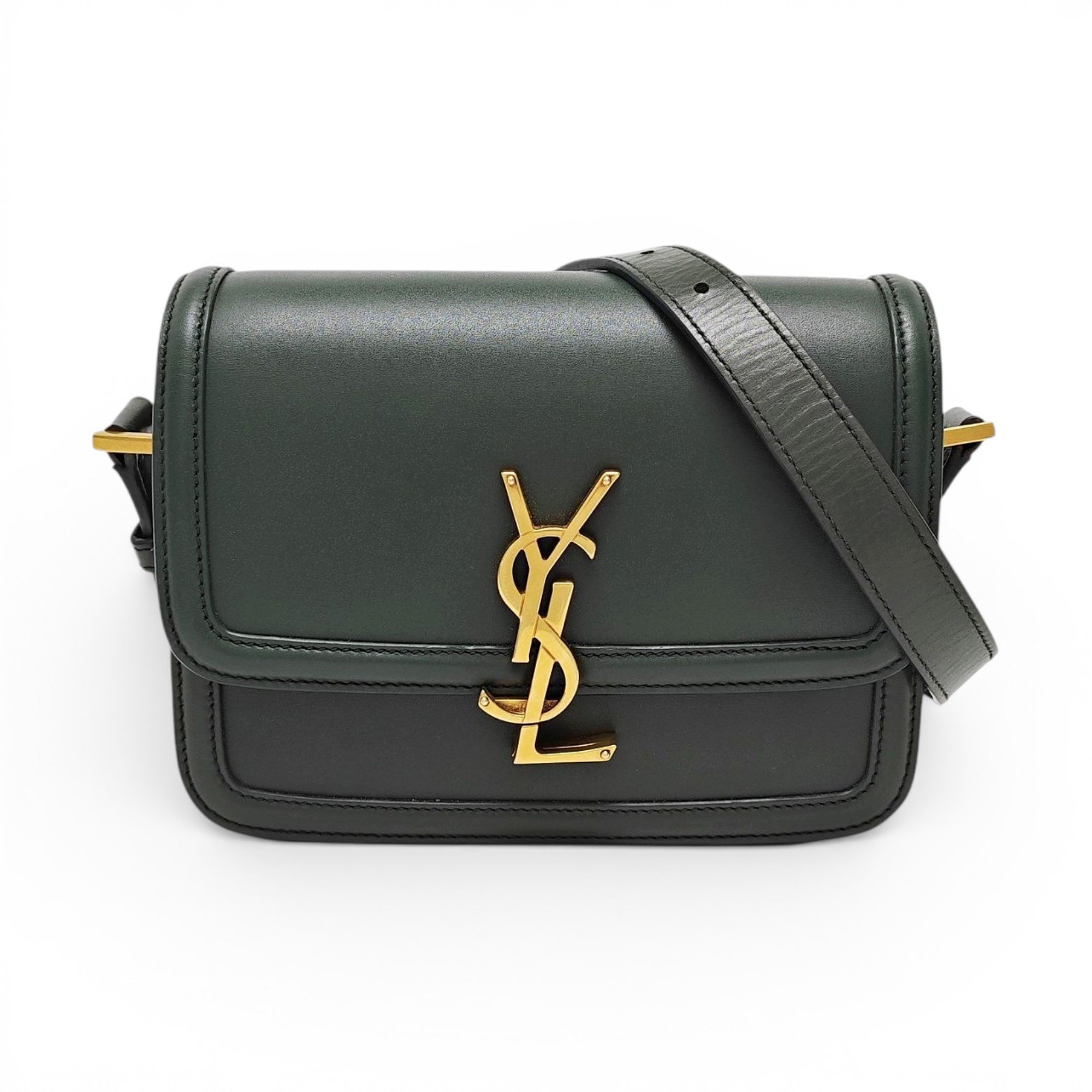 Solférino leather handbag