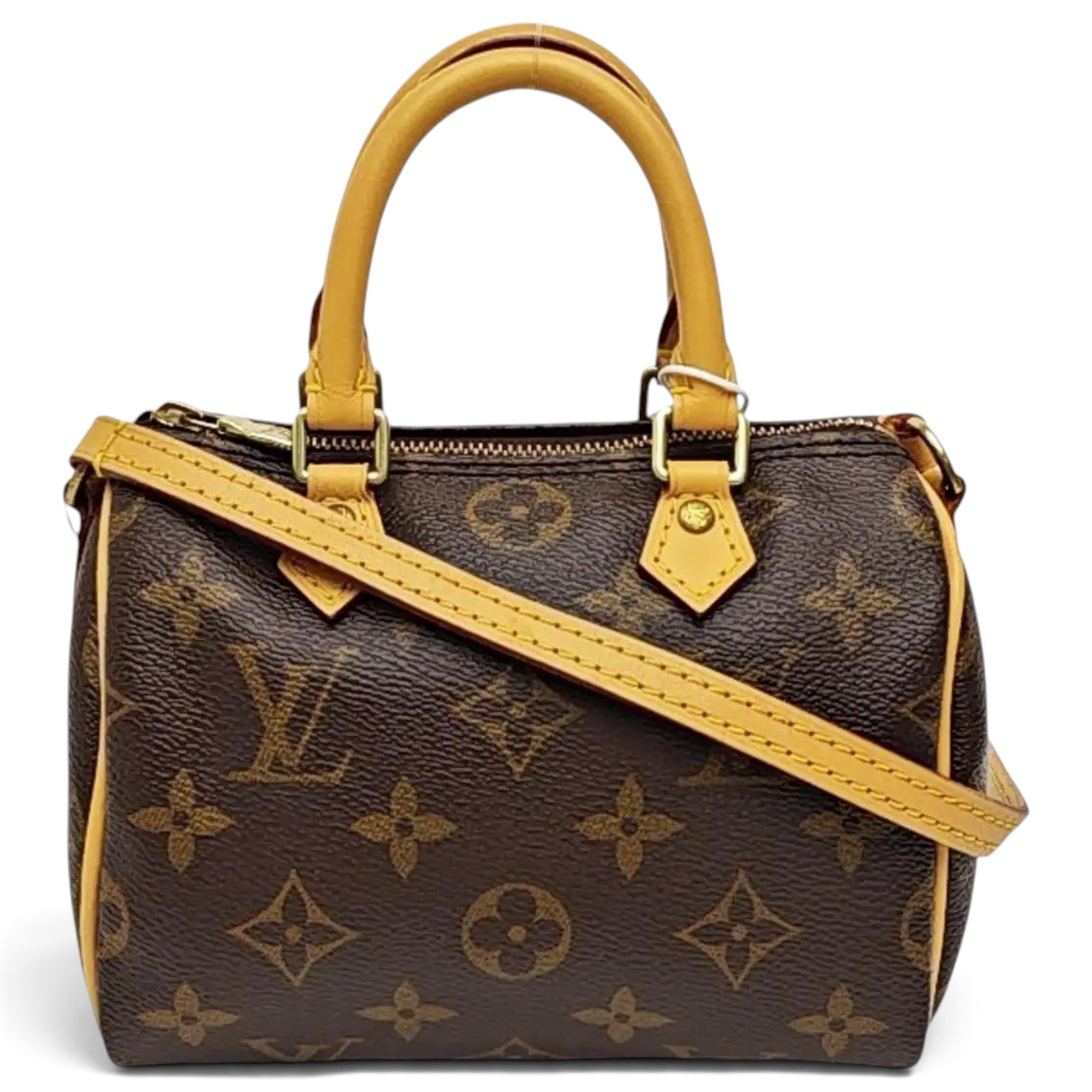 Nano Speedy / Mini HL leather handbag