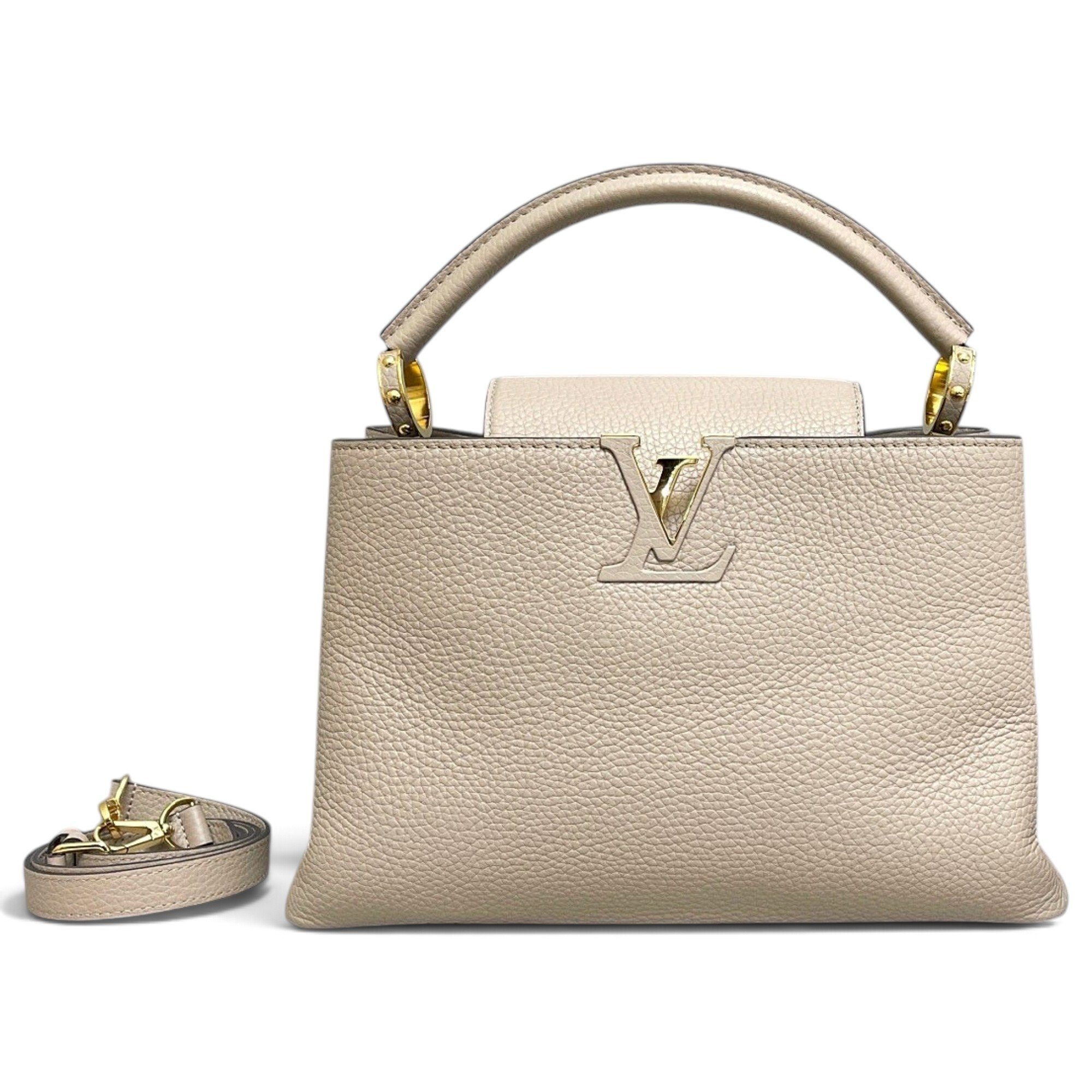 Capucines leather handbag