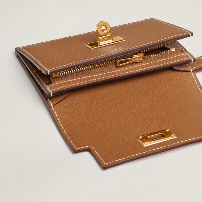 Gold Kelly Pocket Slim Wallet