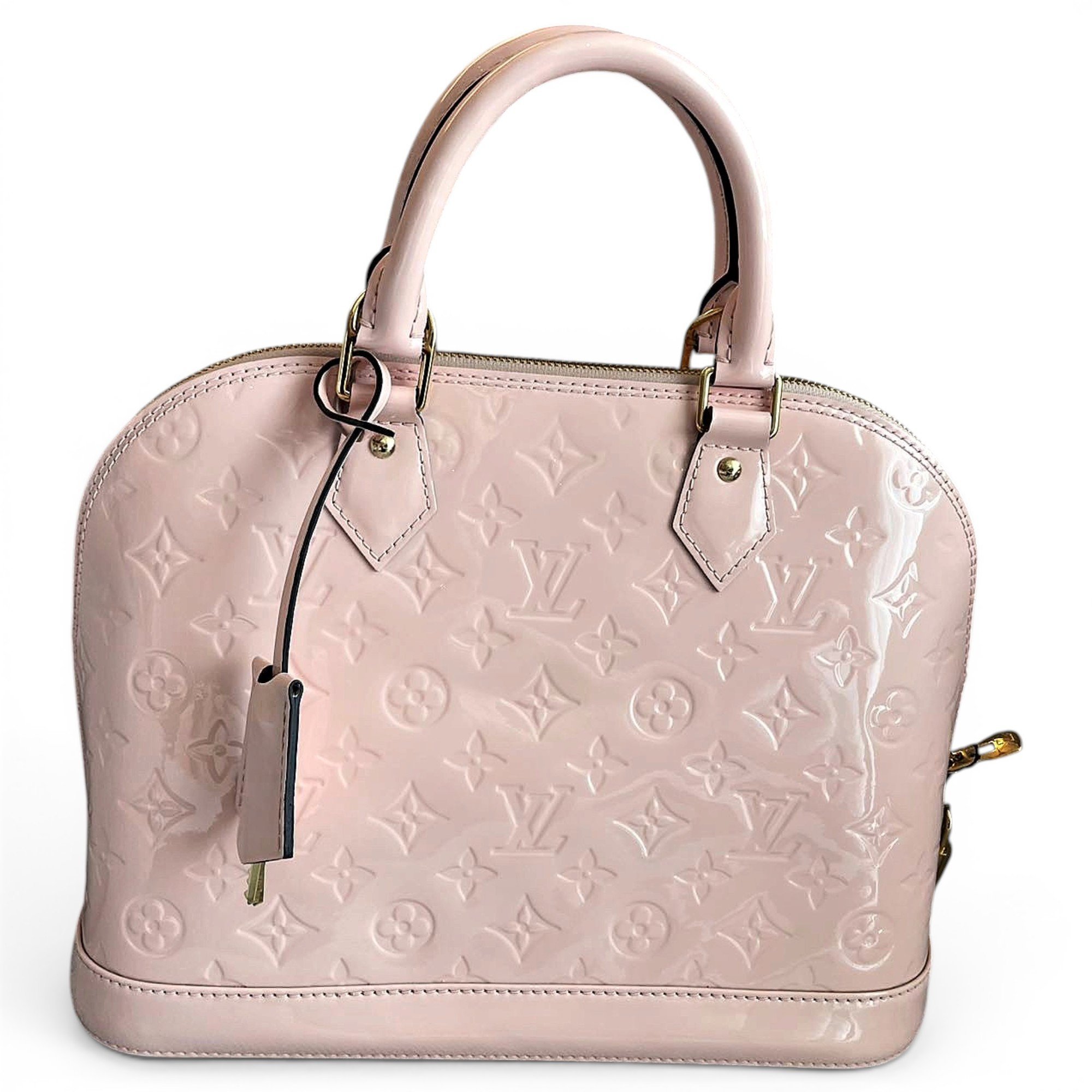 Alma patent leather handbag