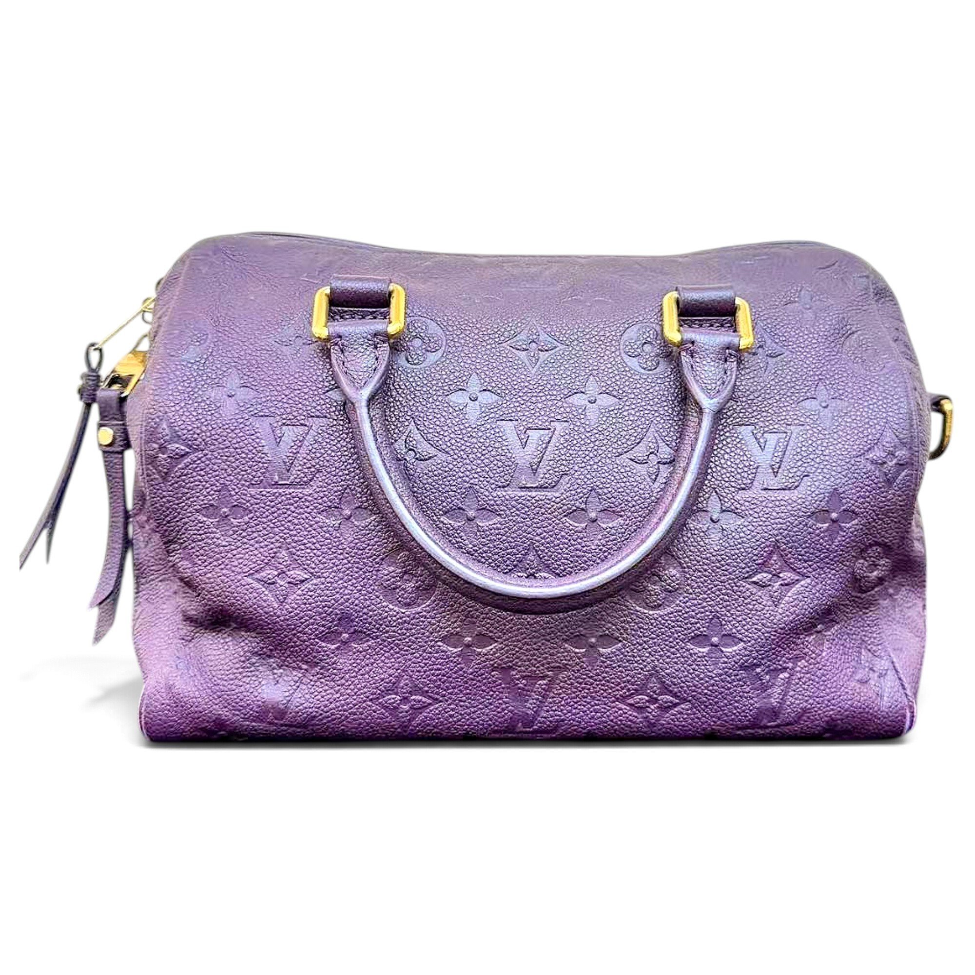 Louis Vuitton Speedy leather handbag