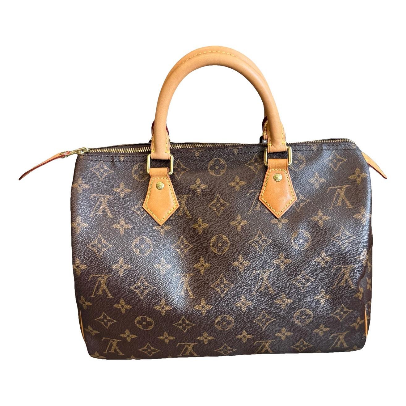 Speedy leather handbag