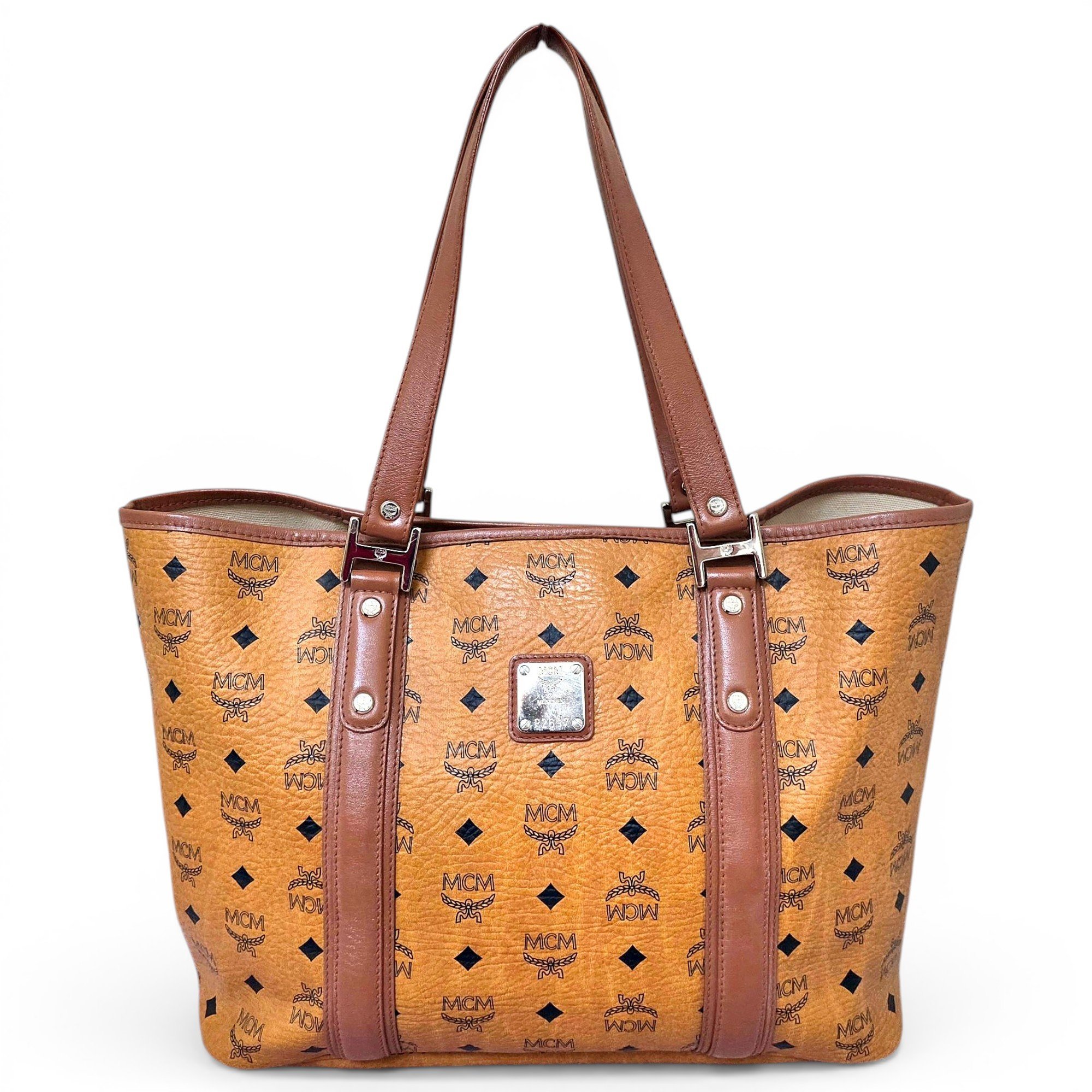 Leather tote
