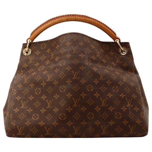Artsy leather handbag