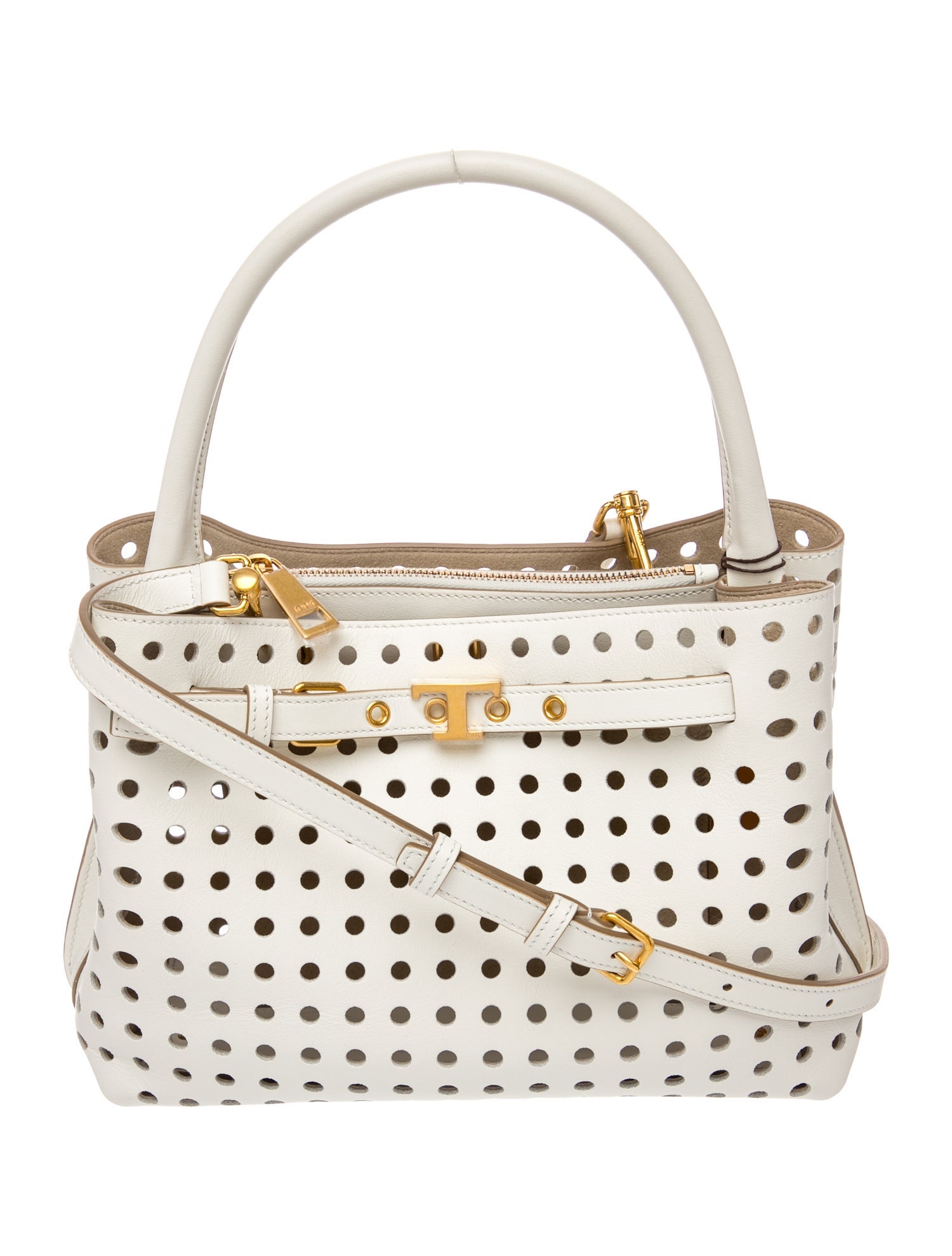 Leather Top Handle Bag Medium
