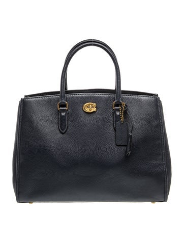 Leather Top Handle Bag