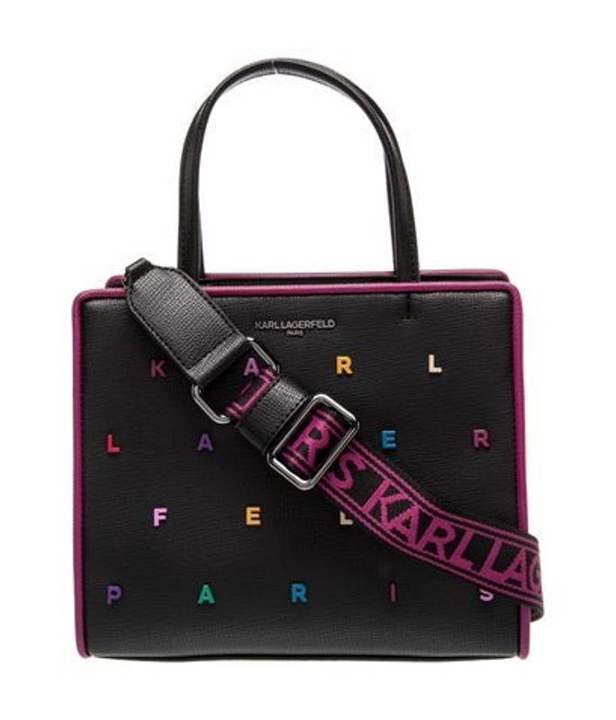 Karl Lagerfeld Lagerfeld Leather Top Handle Bag W Tags