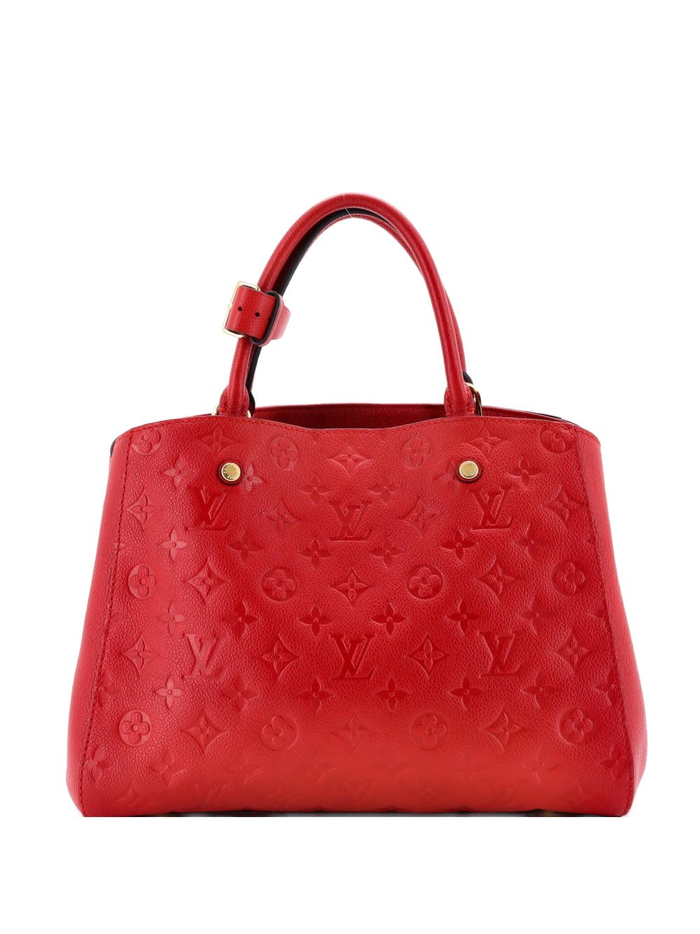 Louis Vuitton Montaigne Handbag Monogram Empreinte Leather MM satchel