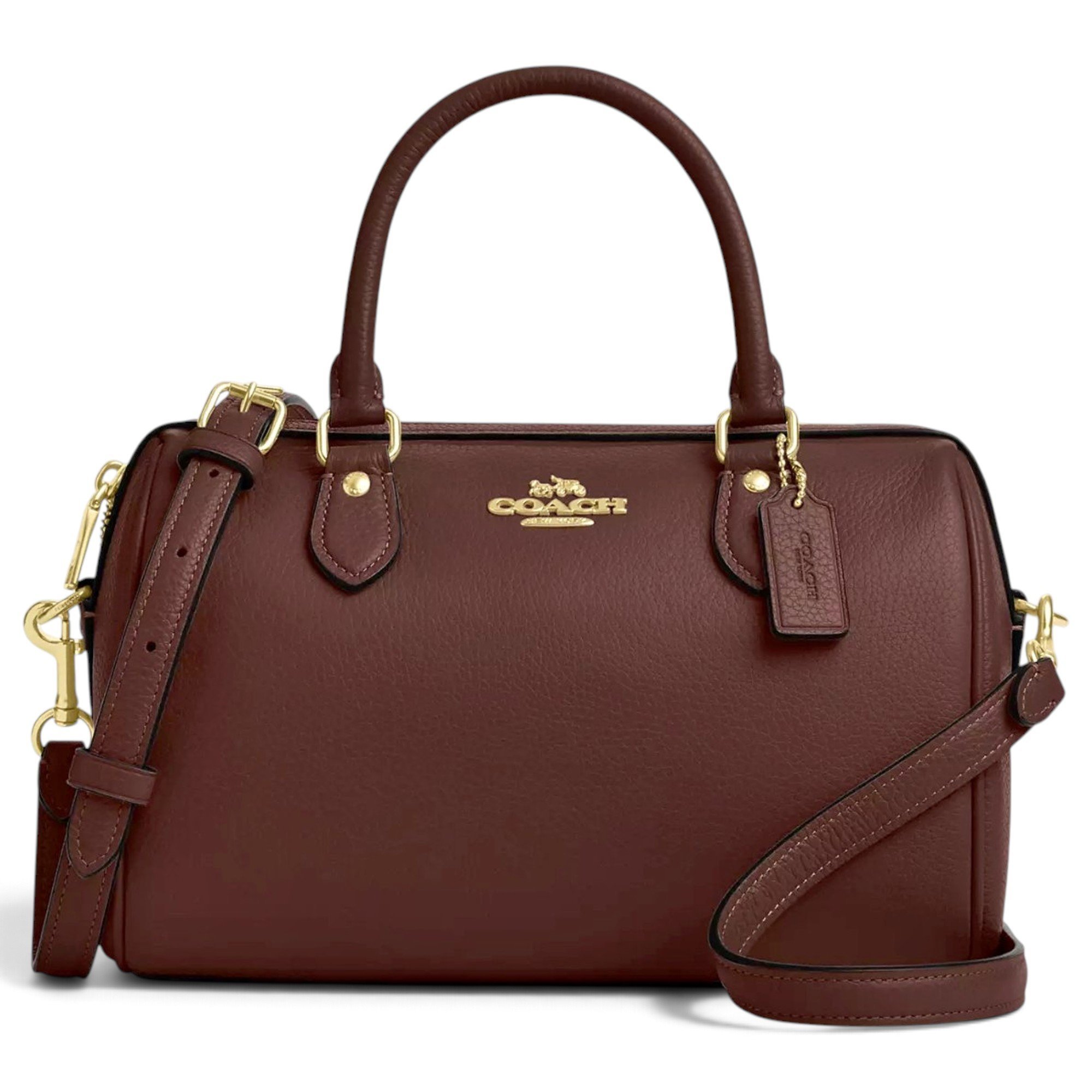 Leather satchel
