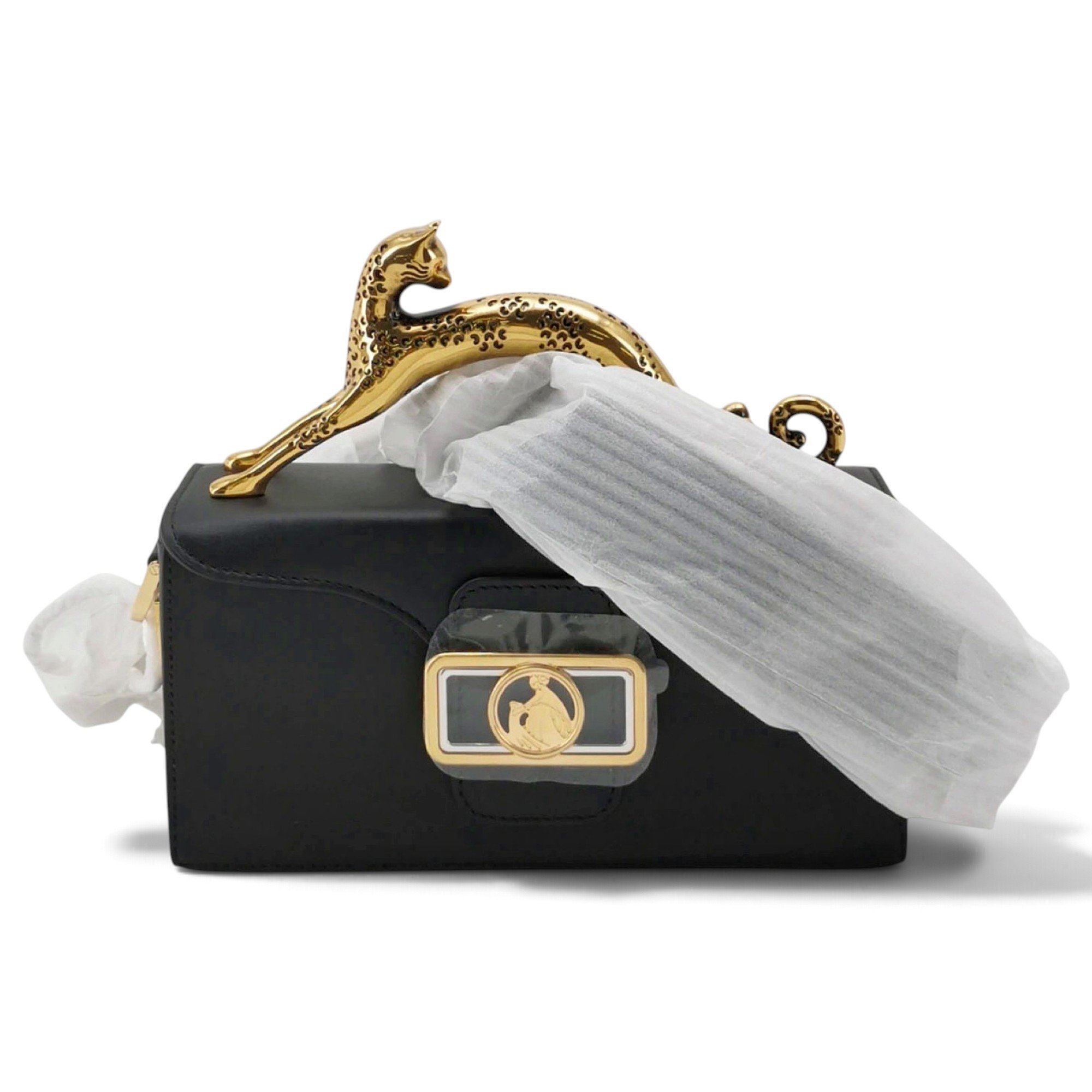 Pencil Chat leather handbag