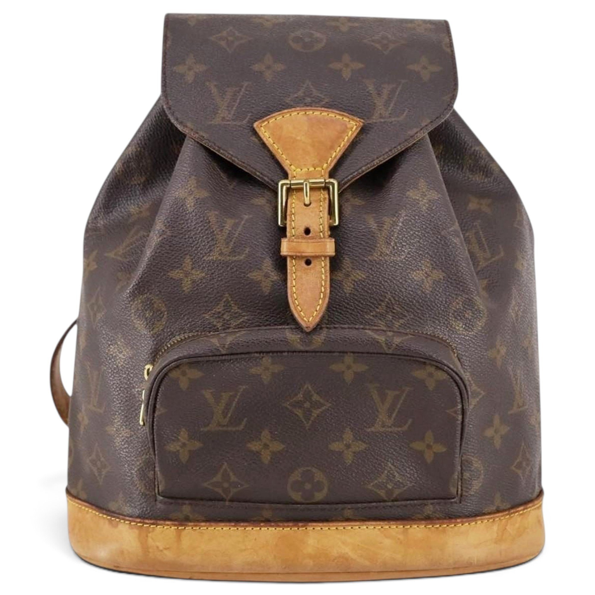Montsouris leather backpack
