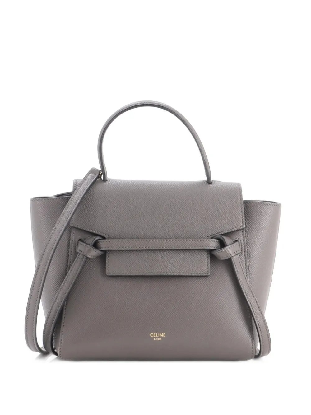 Belt Bag Textured Leather Nano shoulder bag