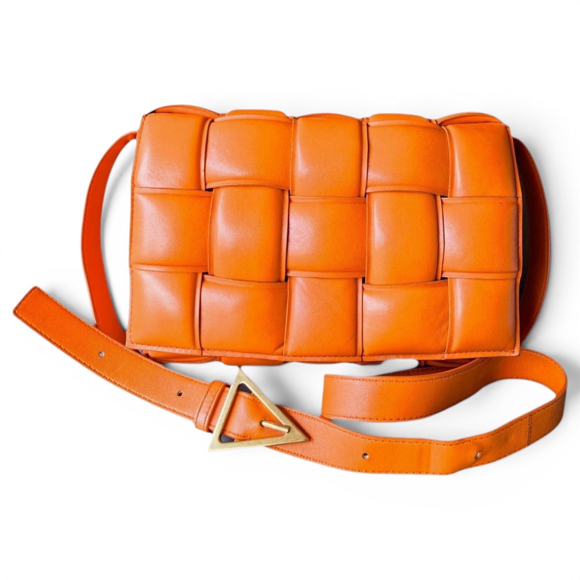 Cassette Padded leather handbag