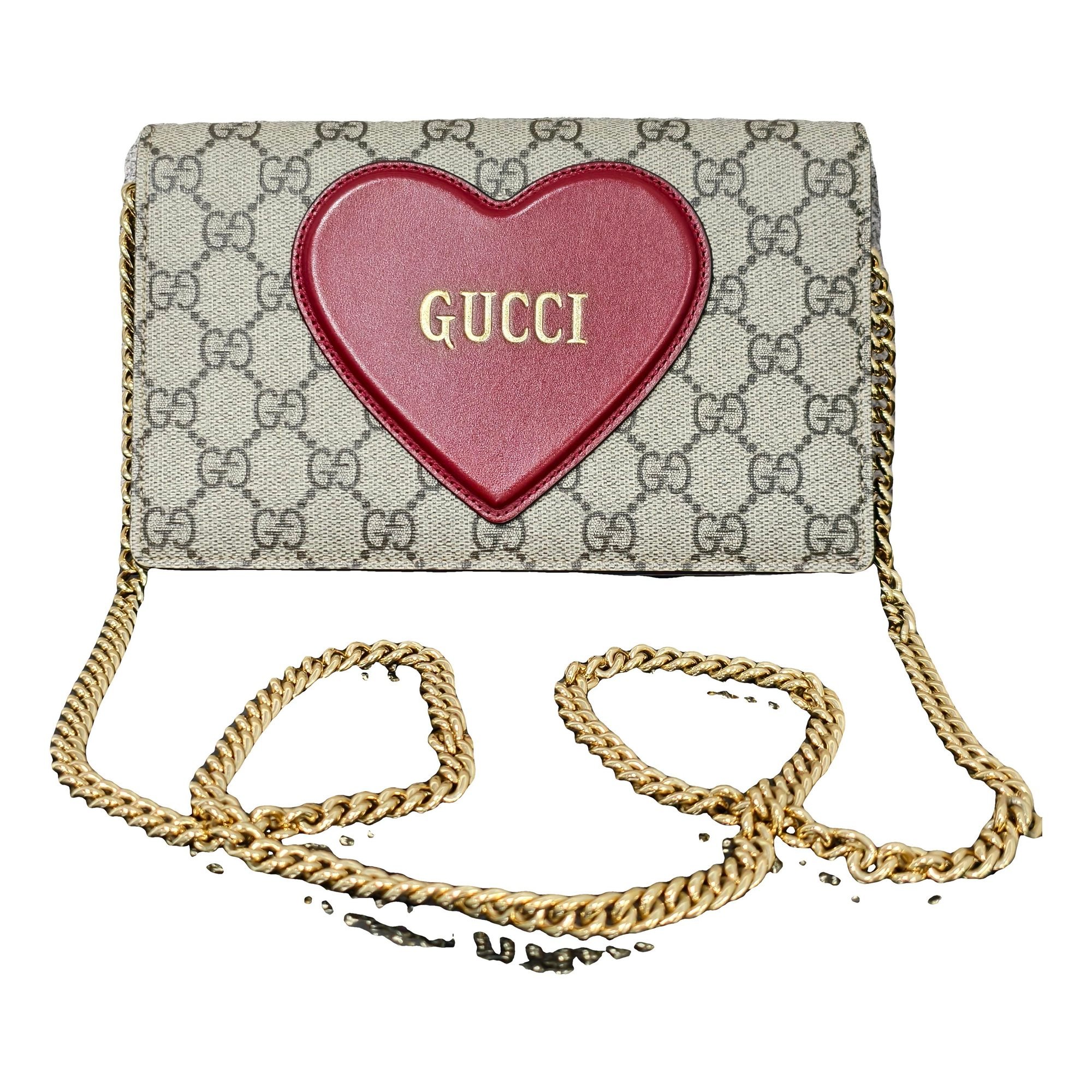 GG Marmont Chain Flap Wallet cloth crossbody bag