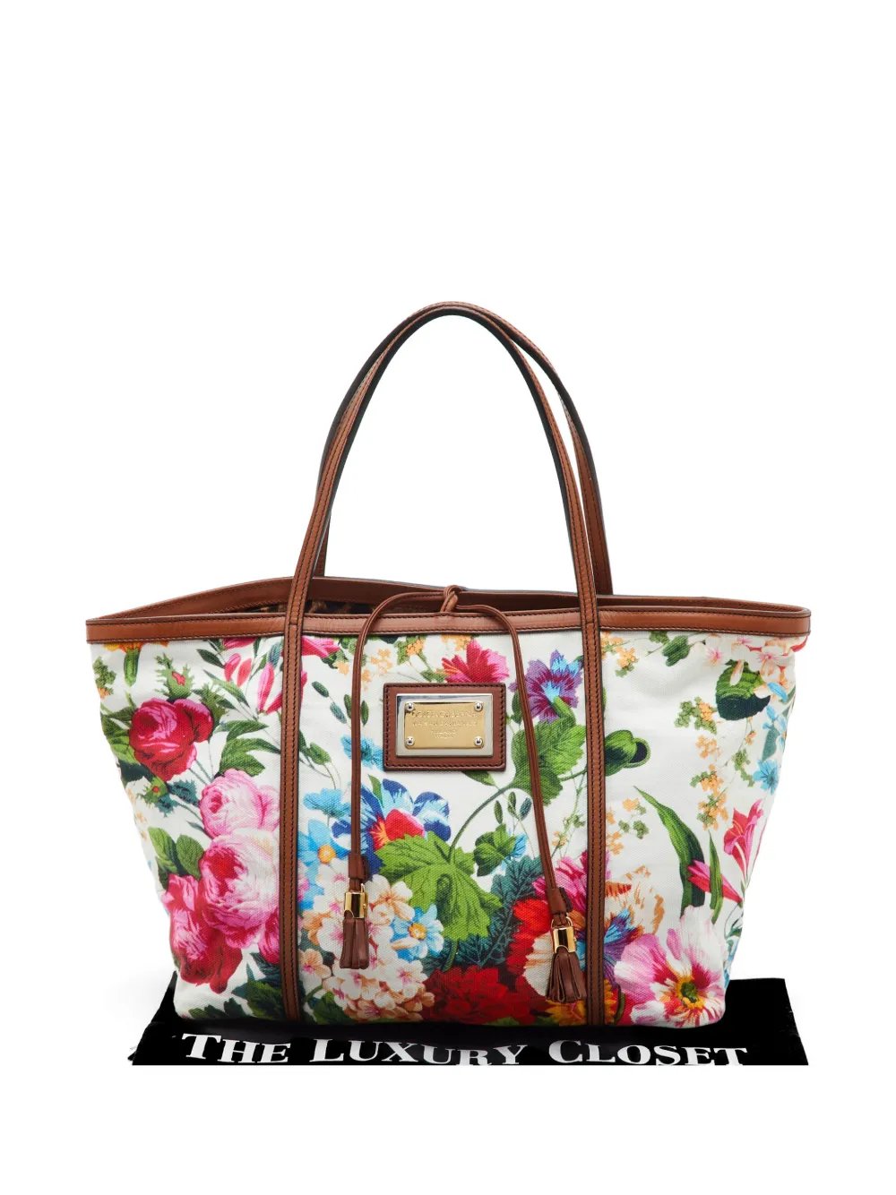 Dolce & Gabbana Miss Escape floral-print tote bag