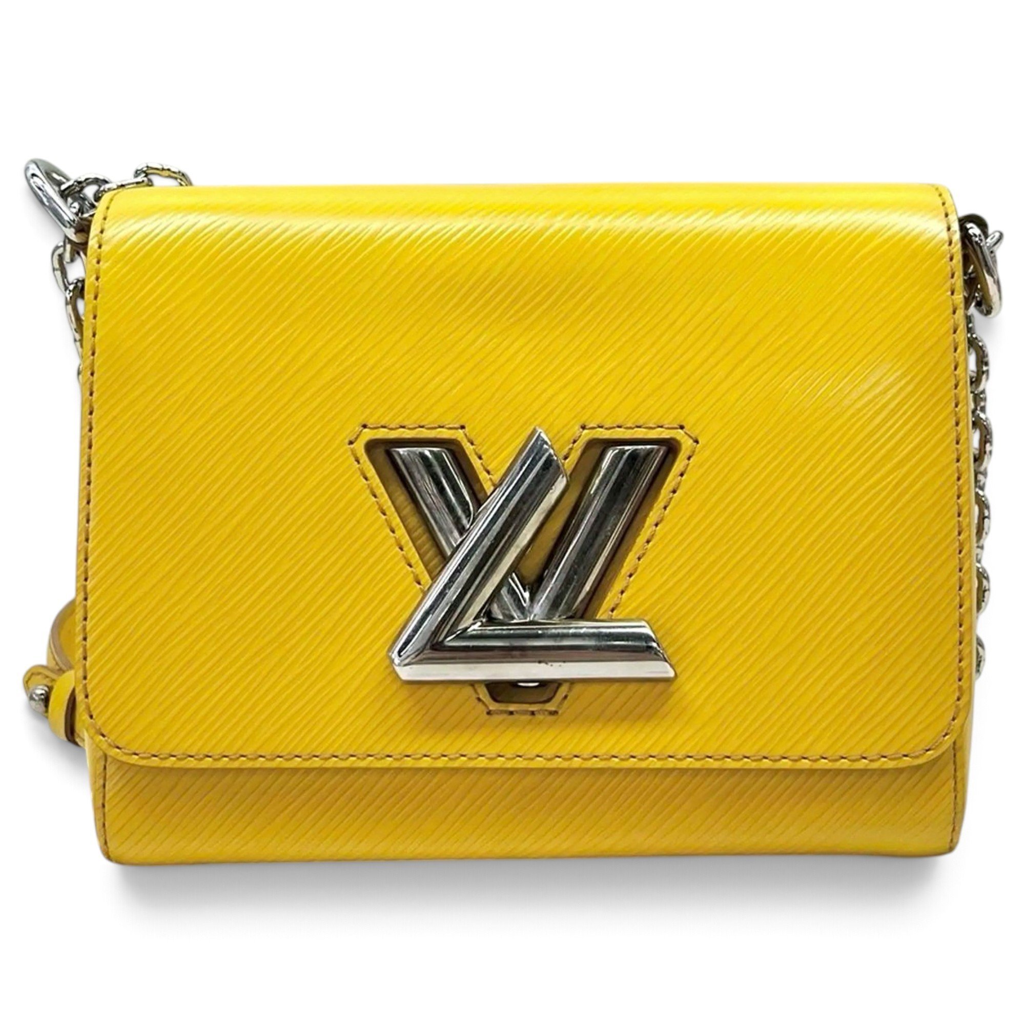 Twist leather handbag
